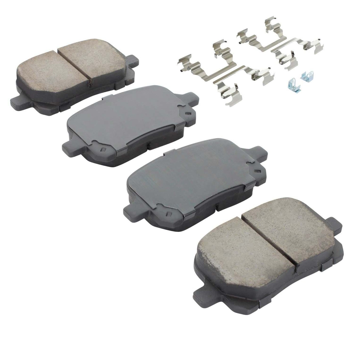 Angle View of Front Disc Brake Pad Set MPA 1001-0707C