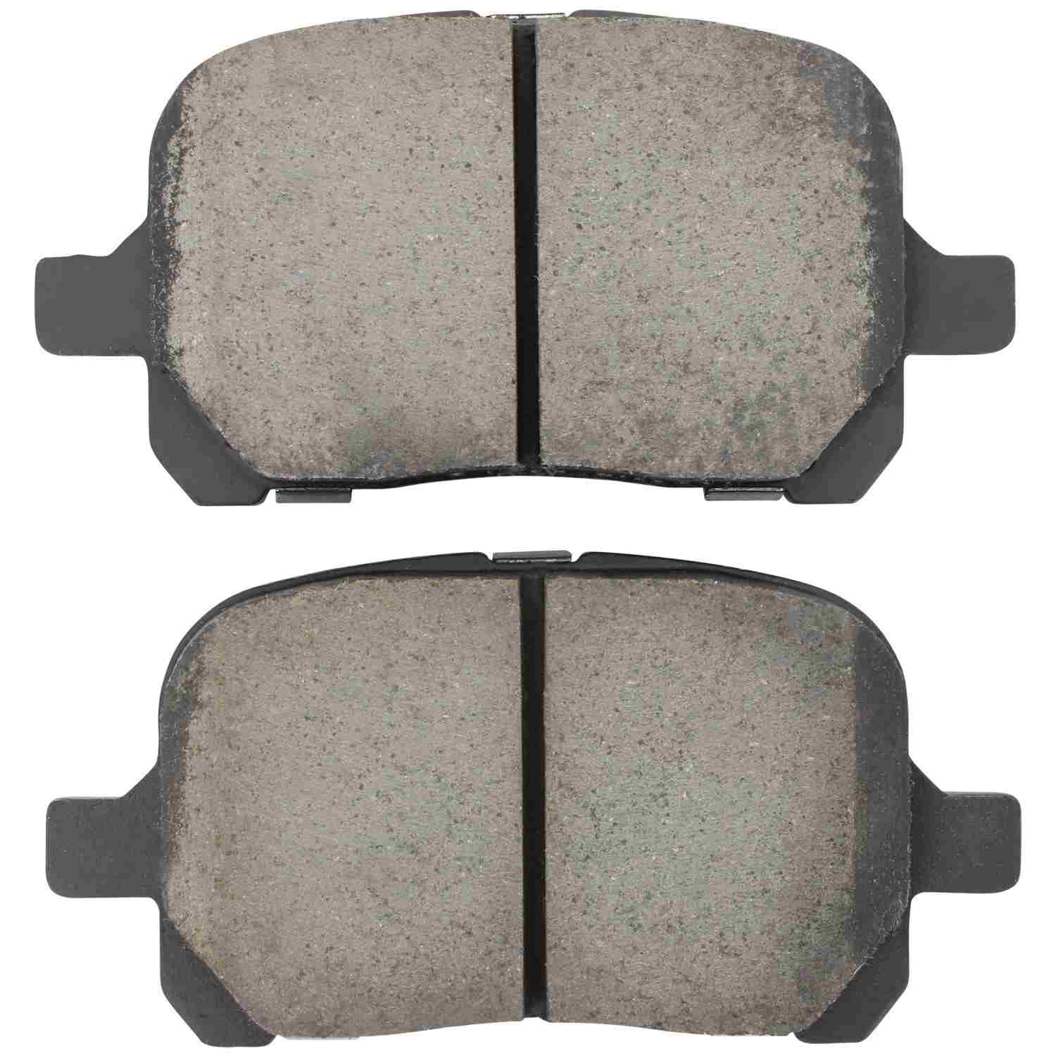 Front View of Front Disc Brake Pad Set MPA 1001-0707C