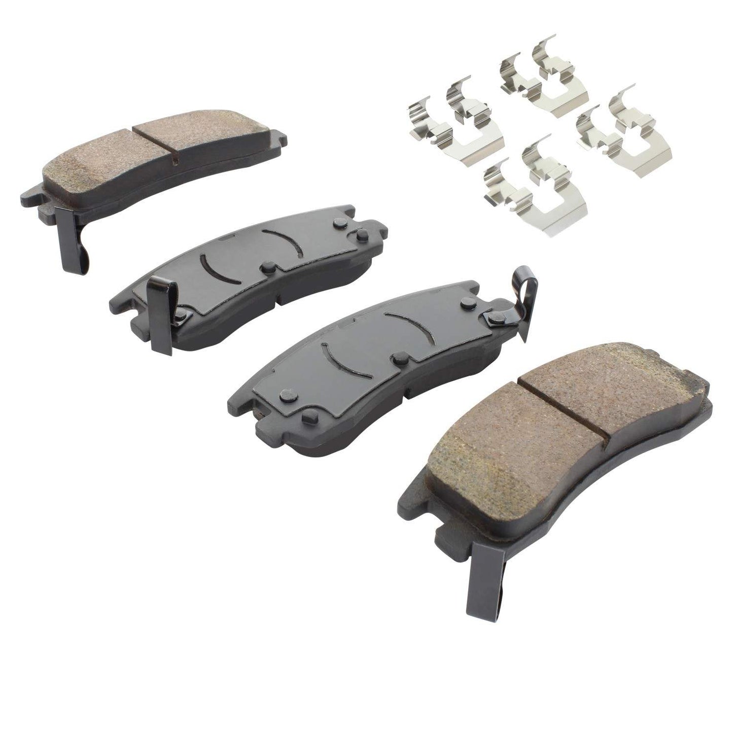 Angle View of Rear Disc Brake Pad Set MPA 1001-0714C