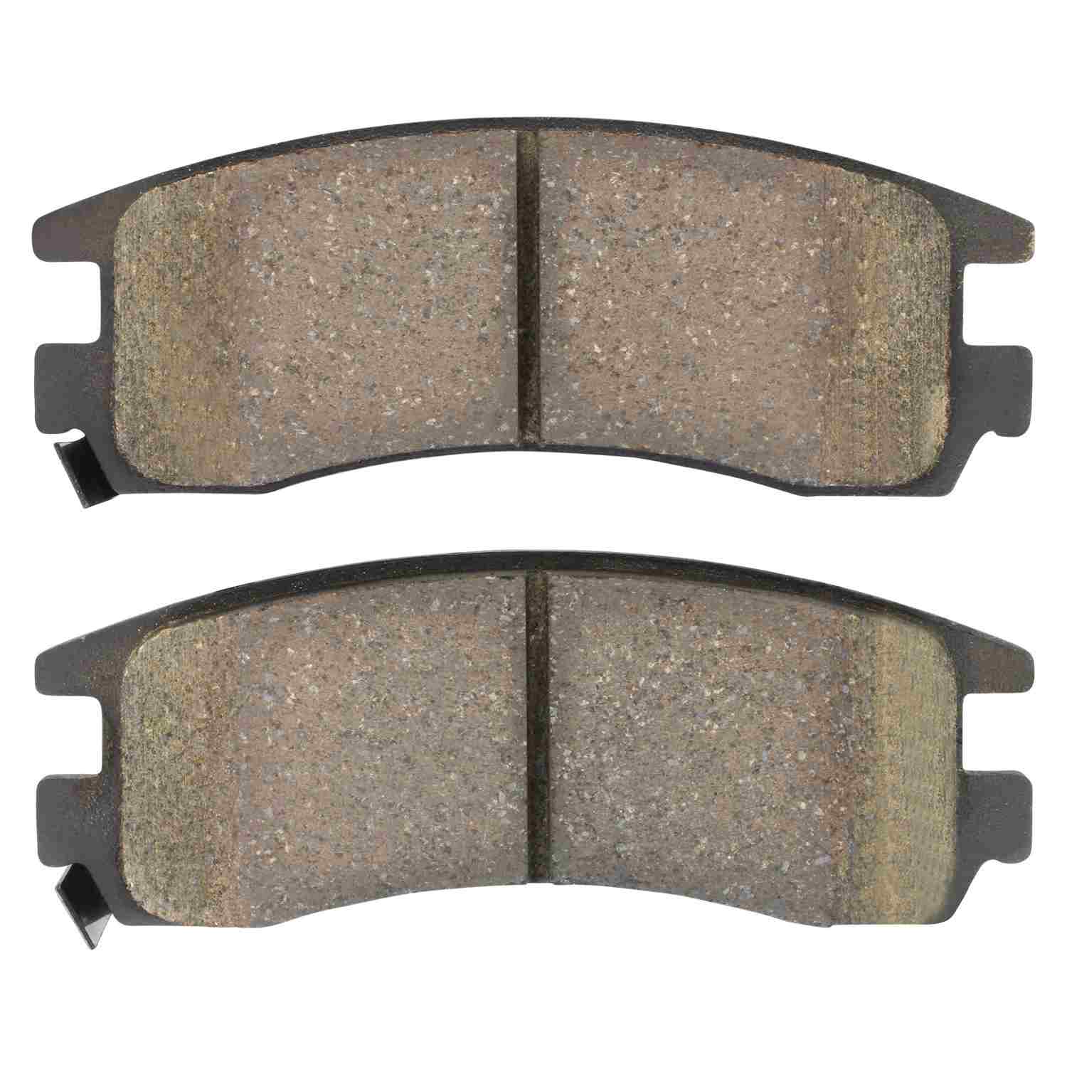 Front View of Rear Disc Brake Pad Set MPA 1001-0714C