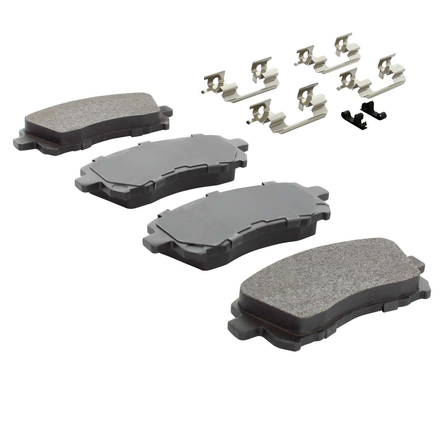 Angle View of Front Disc Brake Pad Set MPA 1001-0721C