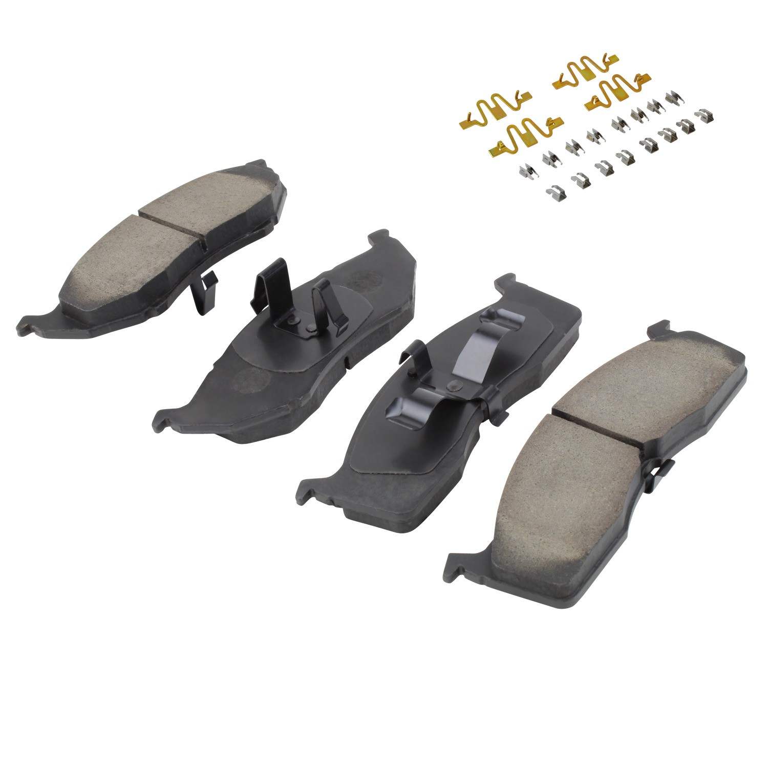 Angle View of Front Disc Brake Pad Set MPA 1001-0730C