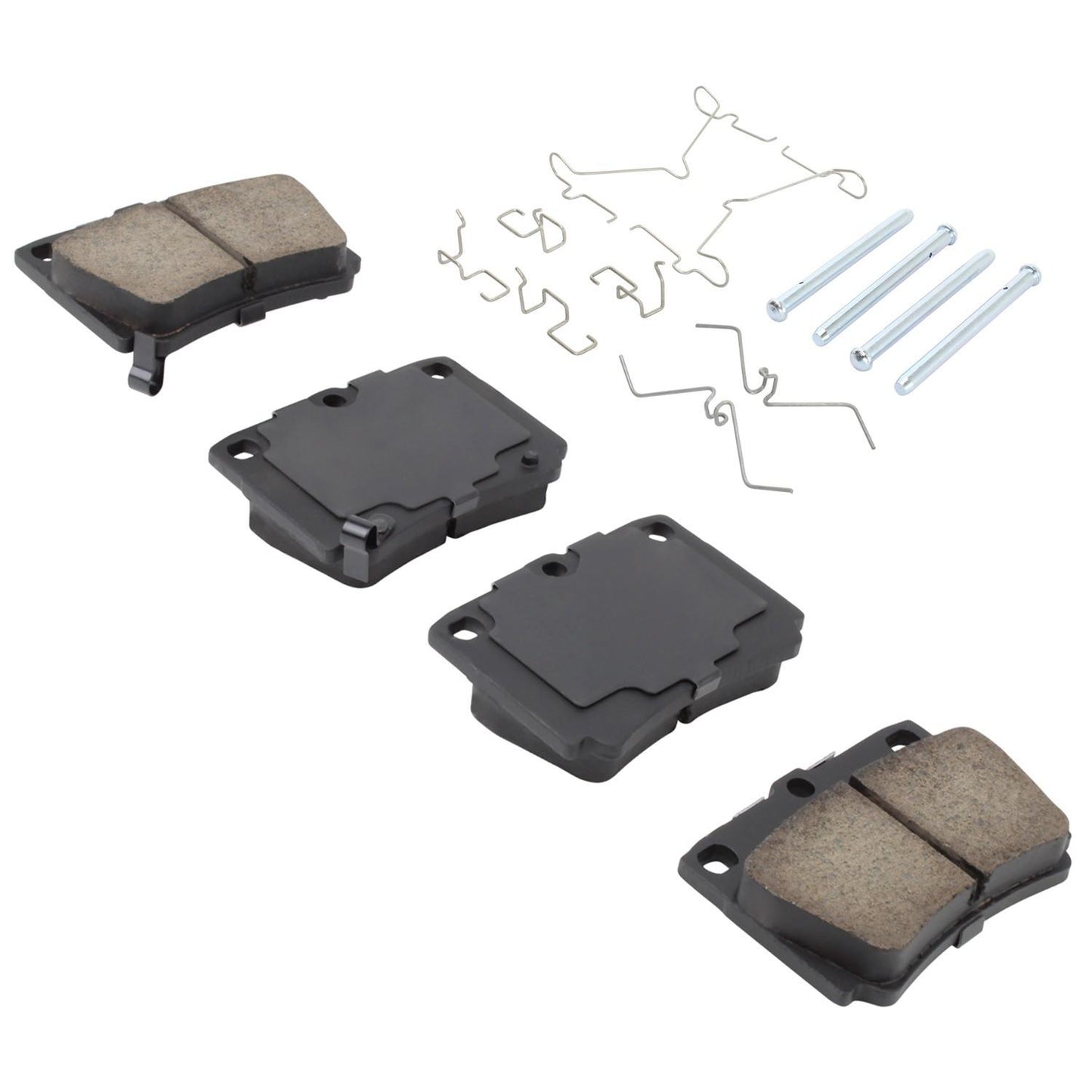 Angle View of Rear Disc Brake Pad Set MPA 1001-0733C