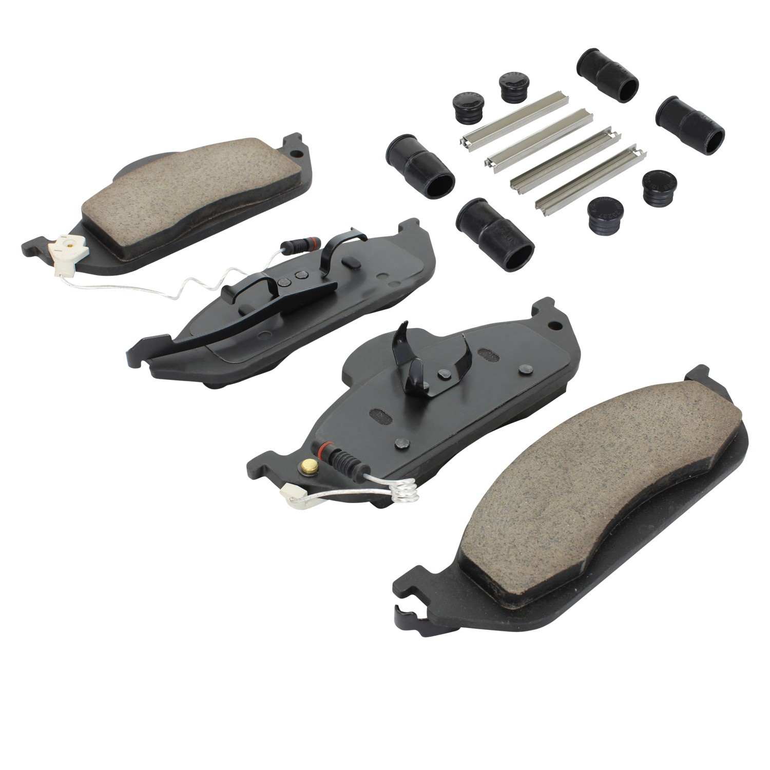 Angle View of Front Disc Brake Pad Set MPA 1001-0760C