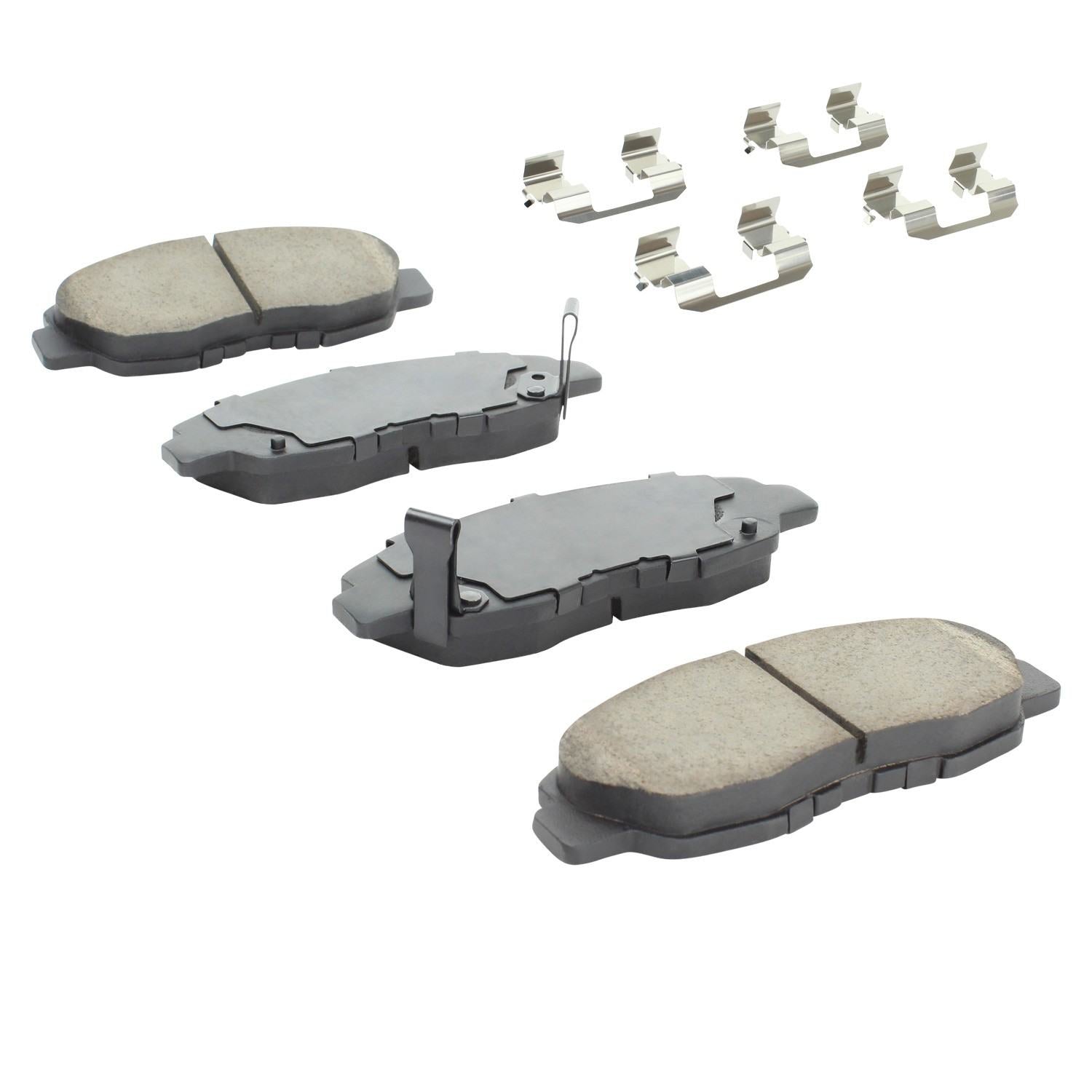 Angle View of Front Disc Brake Pad Set MPA 1001-0764AC