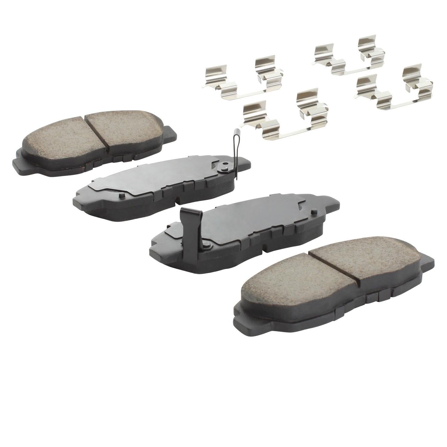 Angle View of Front Disc Brake Pad Set MPA 1001-0764C