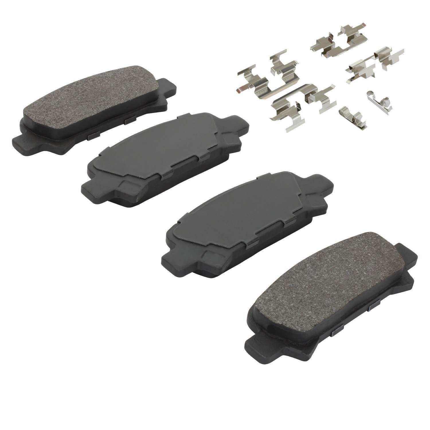 Angle View of Rear Disc Brake Pad Set MPA 1001-0770C