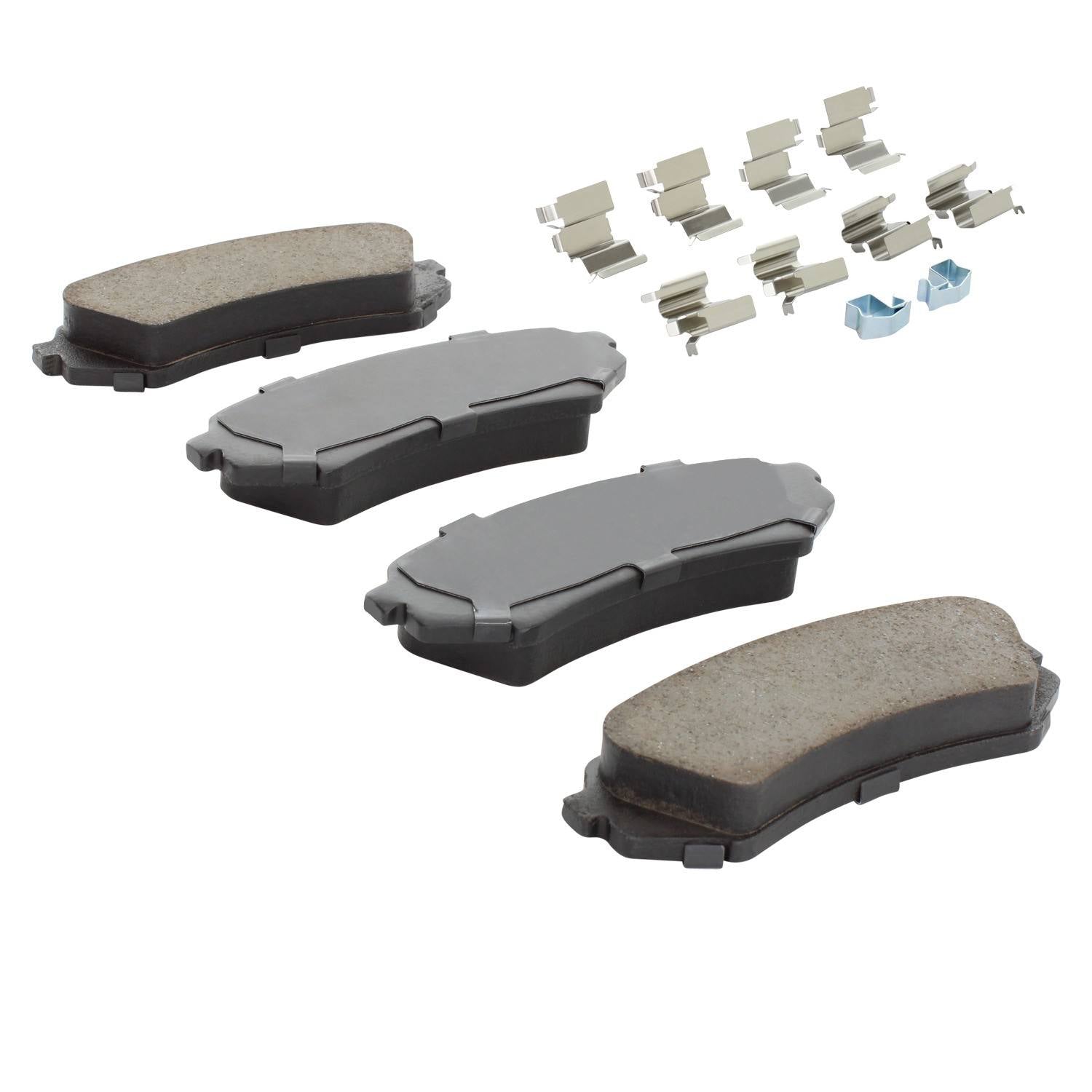 Angle View of Rear Disc Brake Pad Set MPA 1001-0773C