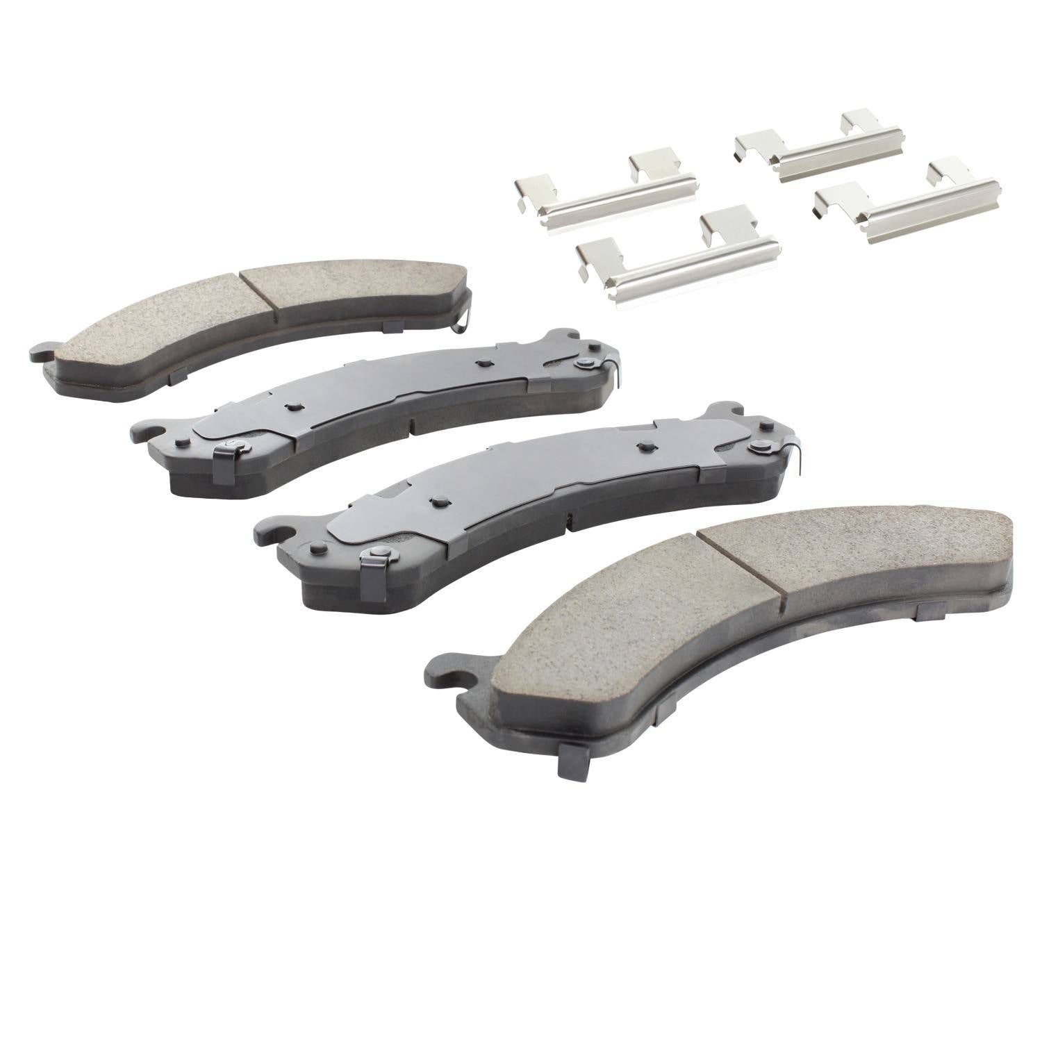 Angle View of Front Disc Brake Pad Set MPA 1001-0784C