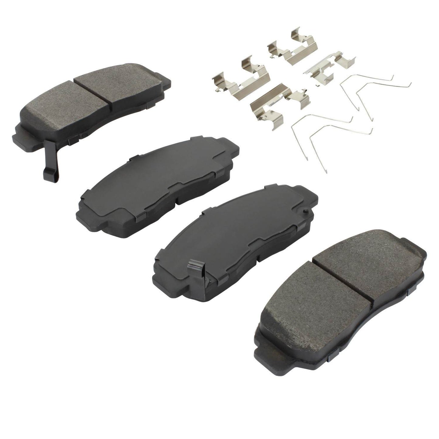 Angle View of Front Disc Brake Pad Set MPA 1001-0787C