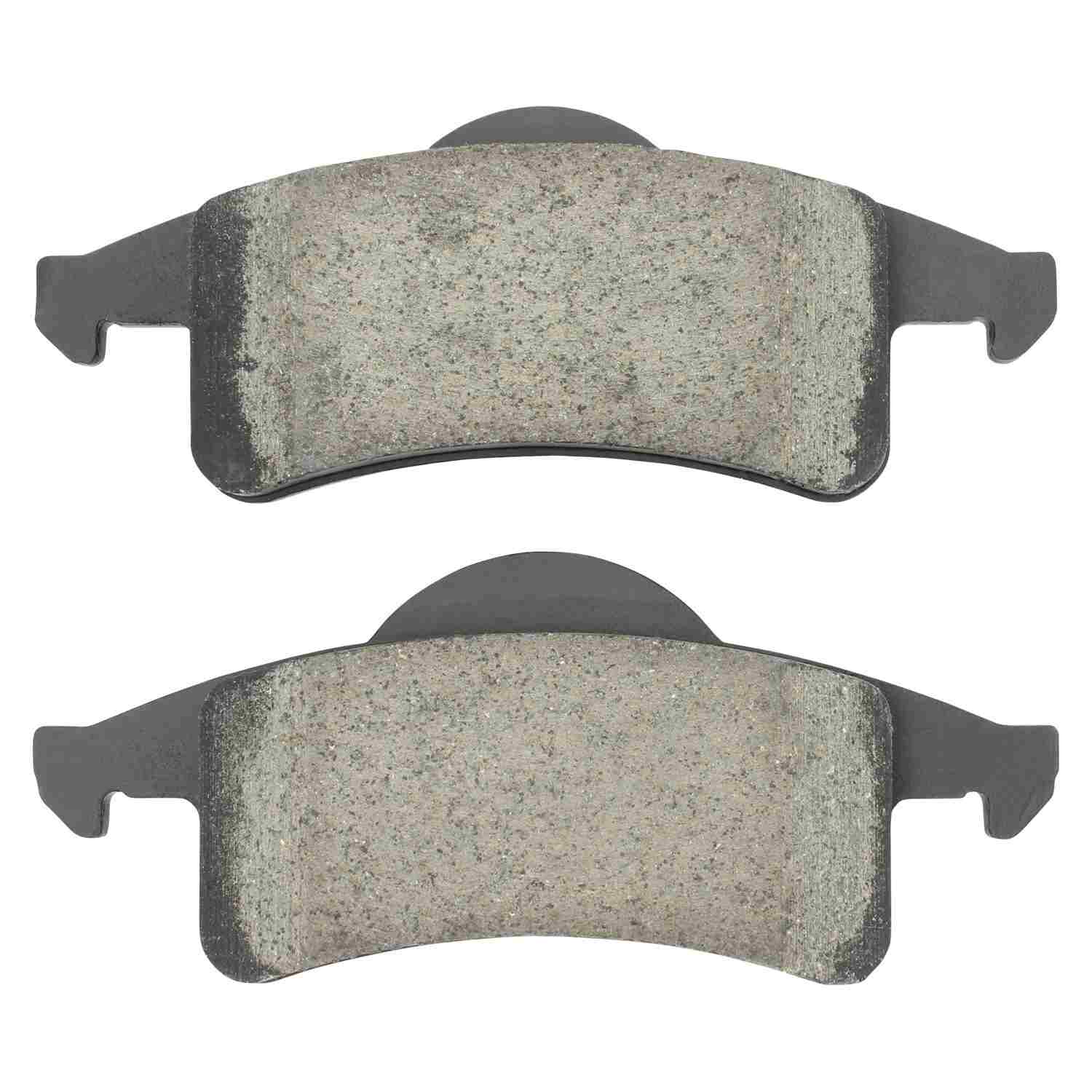 Front View of Rear Disc Brake Pad Set MPA 1001-0791C