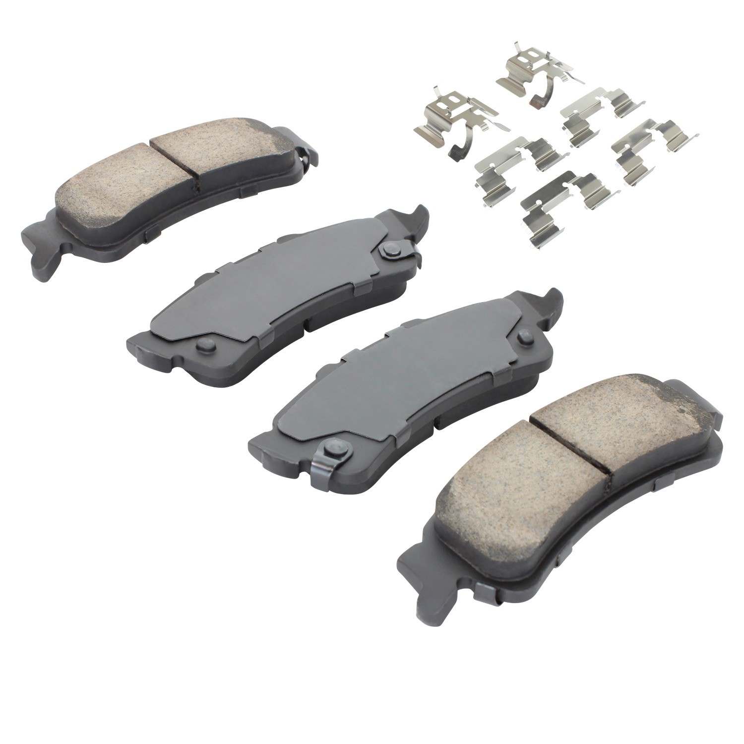 Angle View of Rear Disc Brake Pad Set MPA 1001-0792C