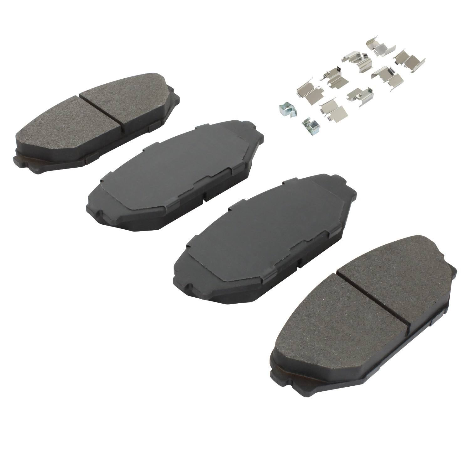 Angle View of Front Disc Brake Pad Set MPA 1001-0793C