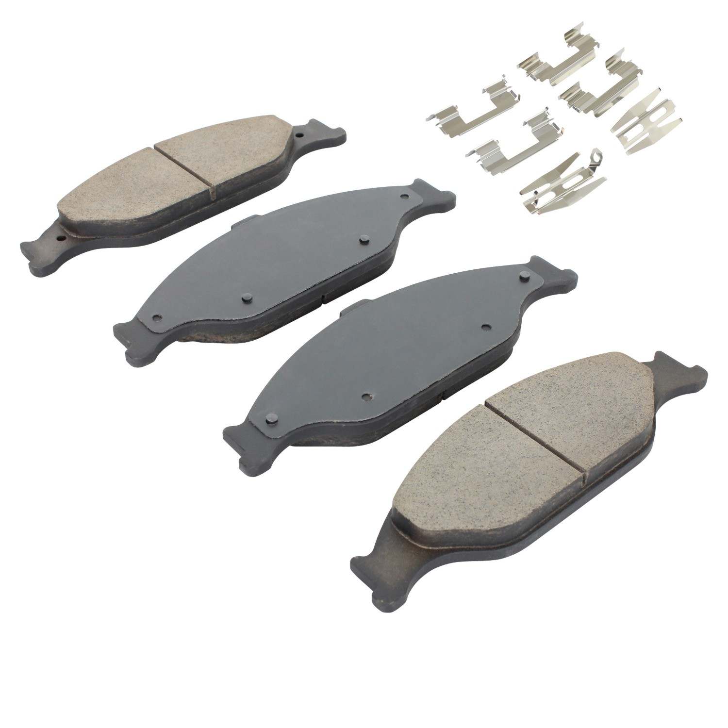 Angle View of Front Disc Brake Pad Set MPA 1001-0804C