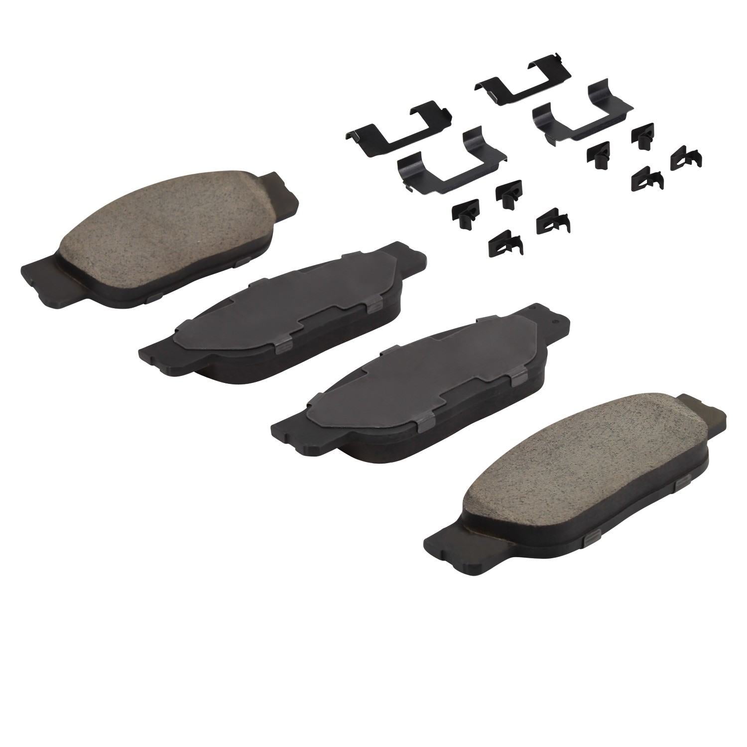 Angle View of Front Disc Brake Pad Set MPA 1001-0805C