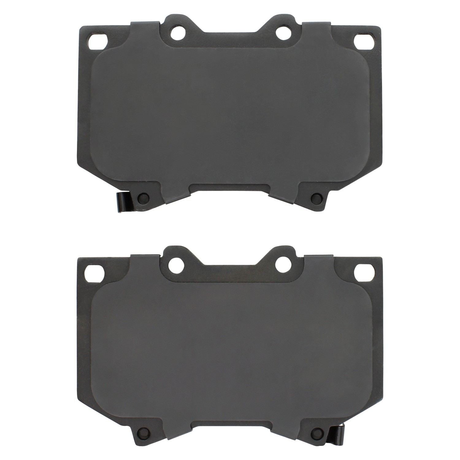 Back View of Front Disc Brake Pad Set MPA 1001-0812C