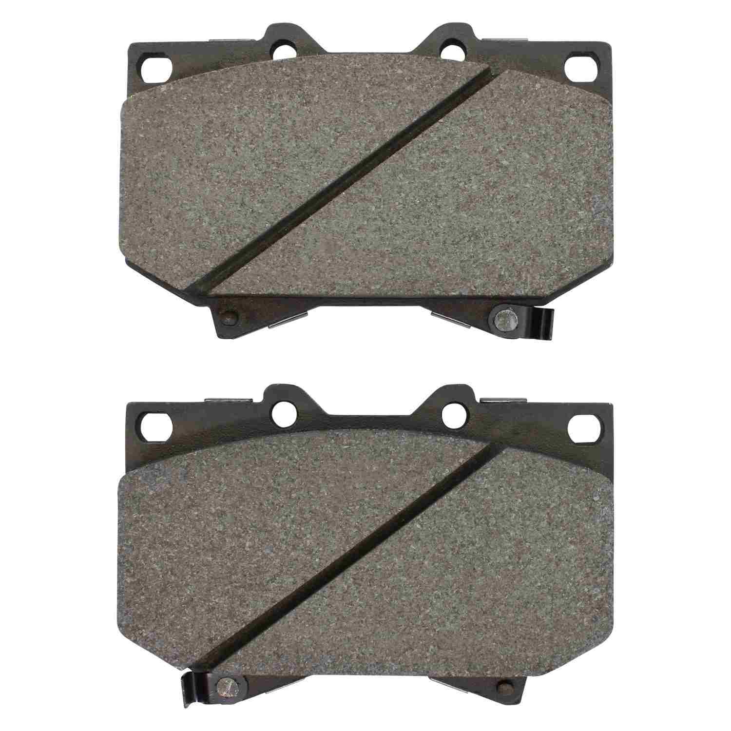 Front View of Front Disc Brake Pad Set MPA 1001-0812C