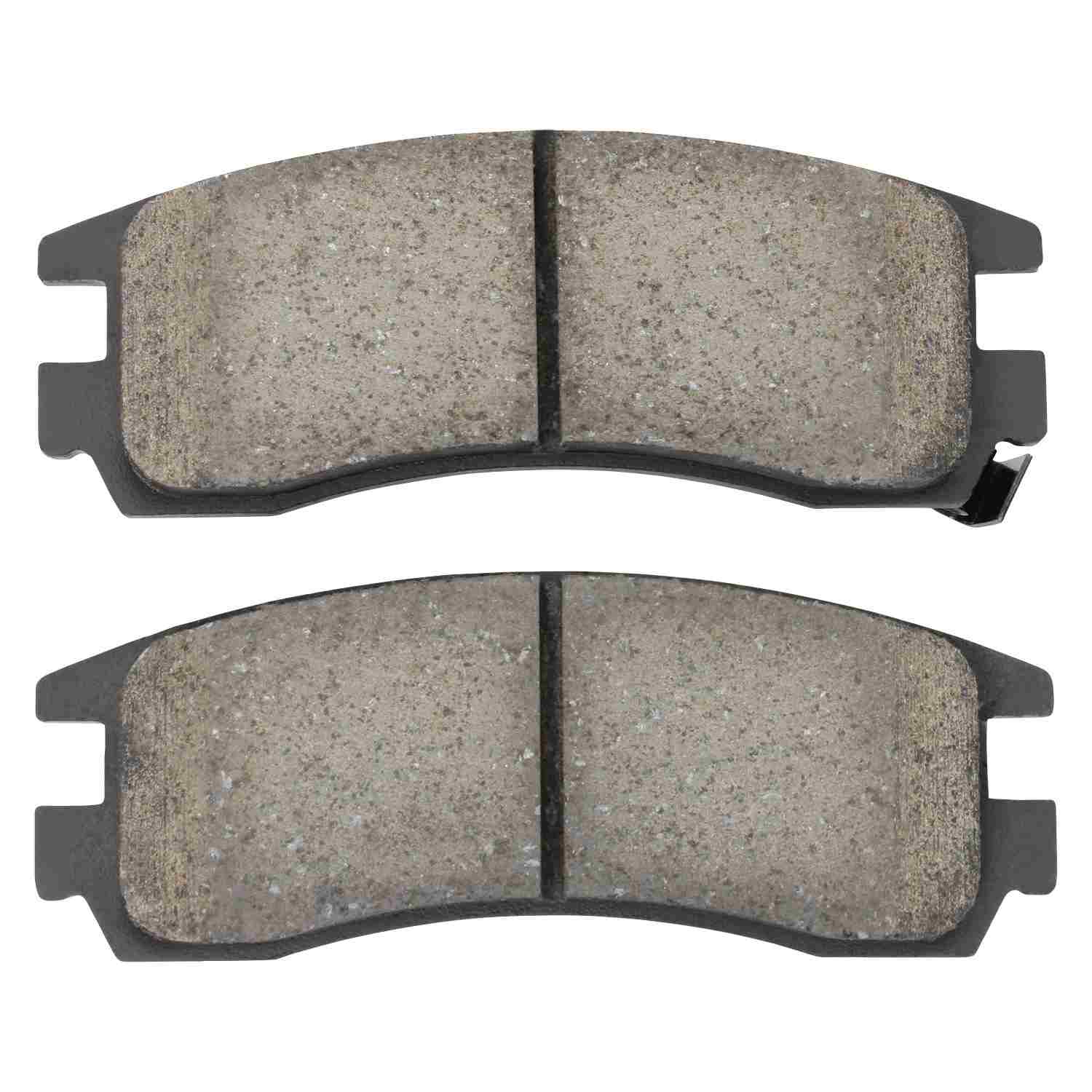 Front View of Rear Disc Brake Pad Set MPA 1001-0814C