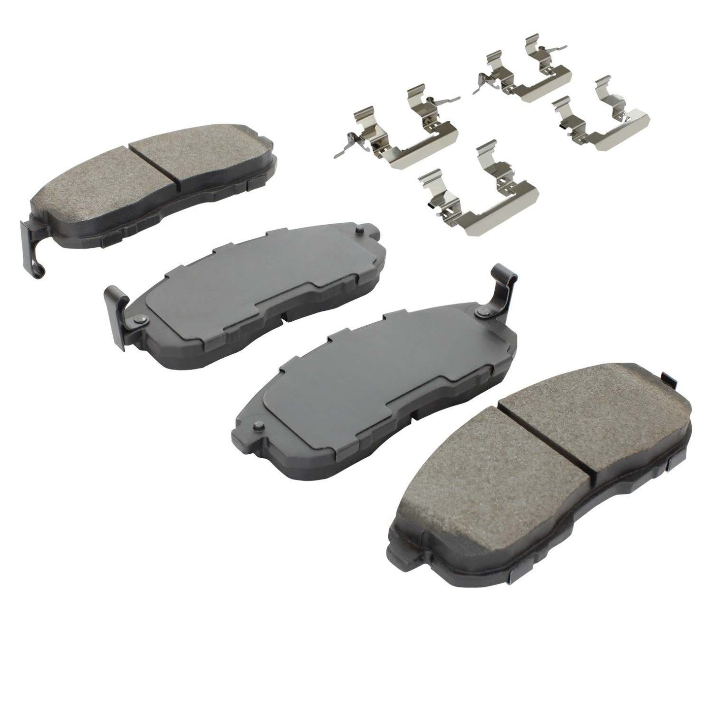 Angle View of Front Disc Brake Pad Set MPA 1001-0815AC