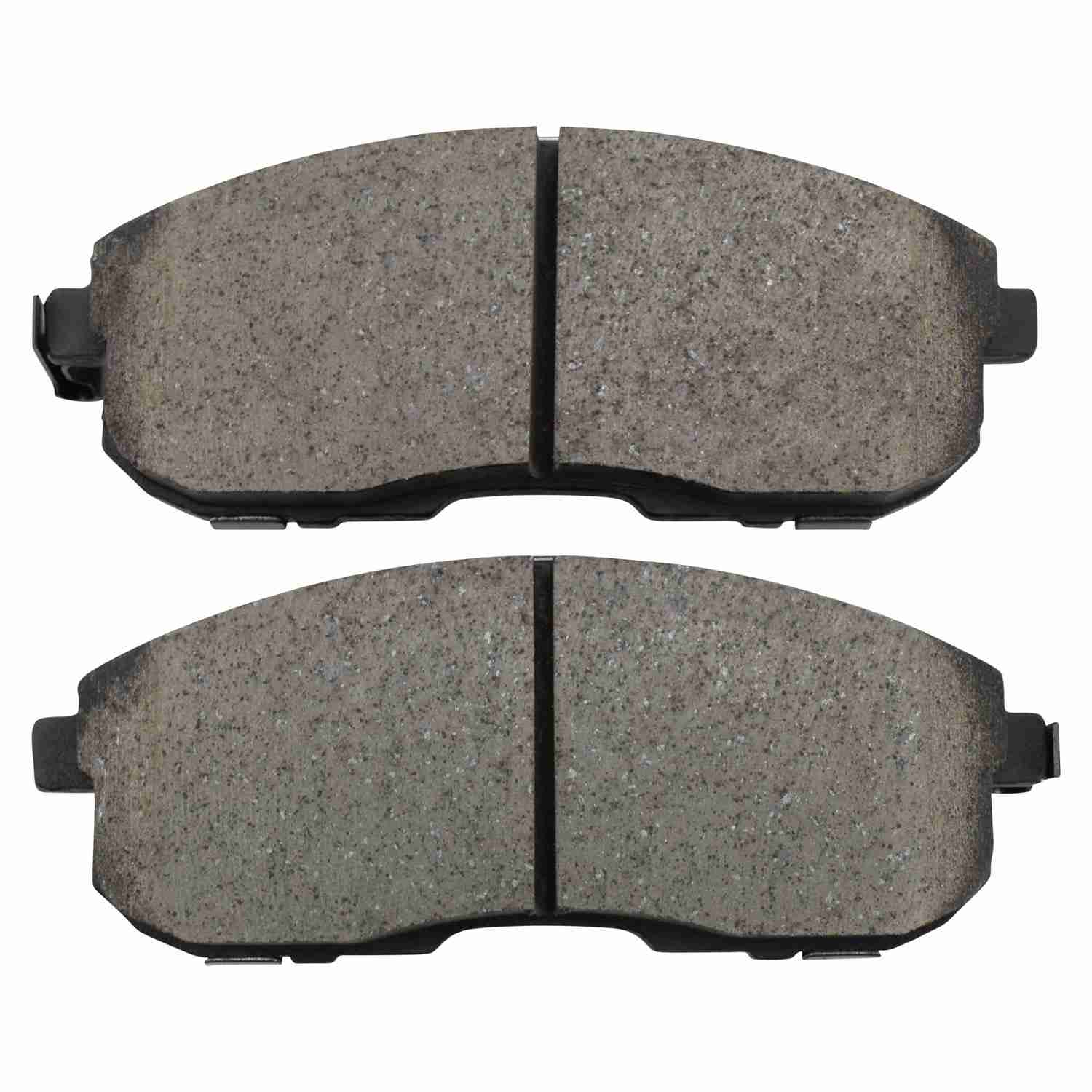 Front View of Front Disc Brake Pad Set MPA 1001-0815BC