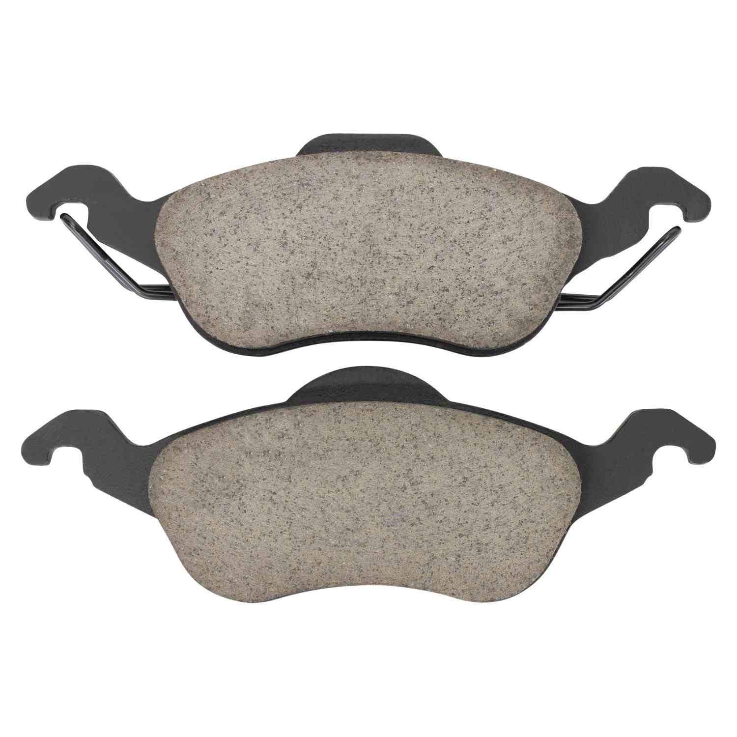 Front View of Front Disc Brake Pad Set MPA 1001-0816C