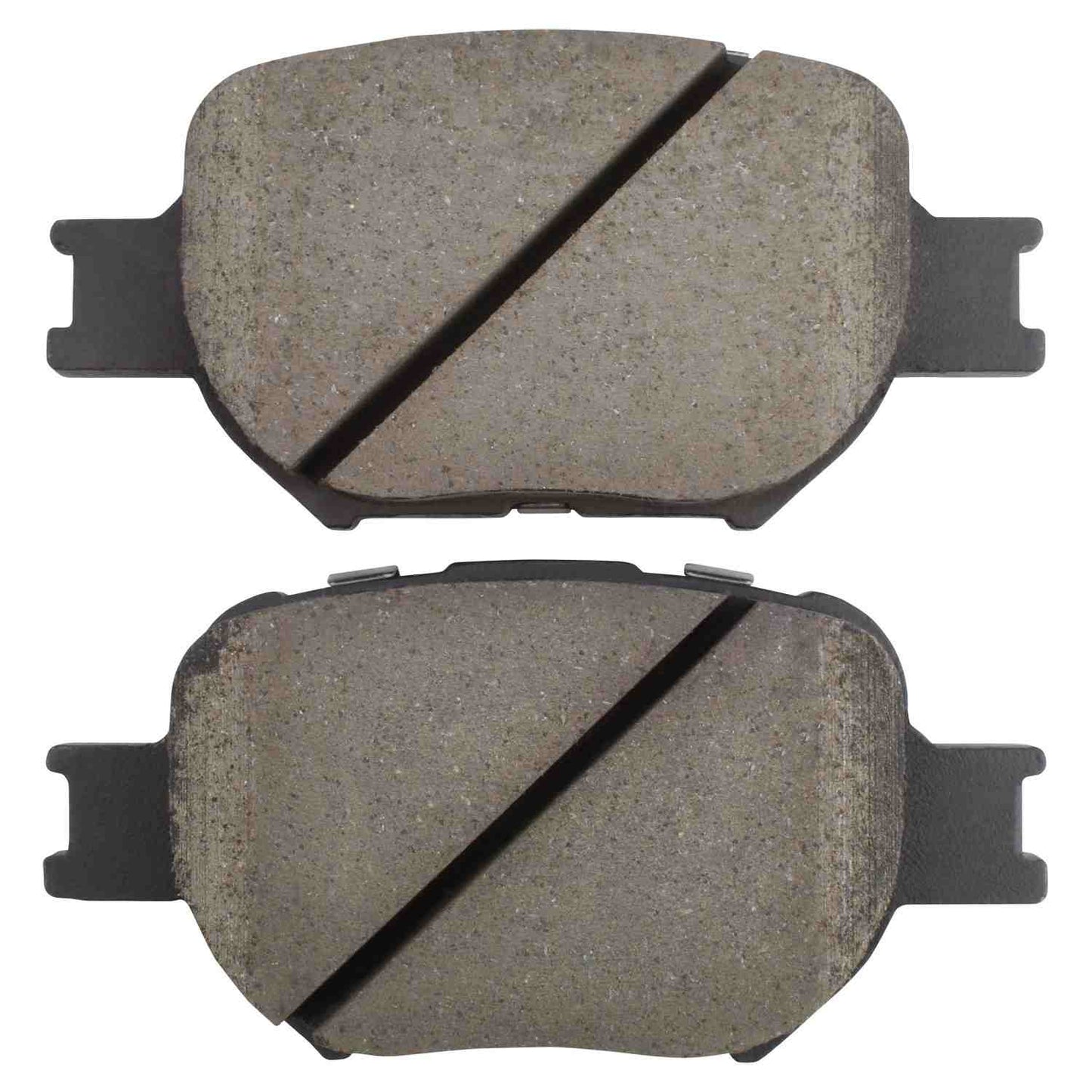 Front View of Front Disc Brake Pad Set MPA 1001-0817C