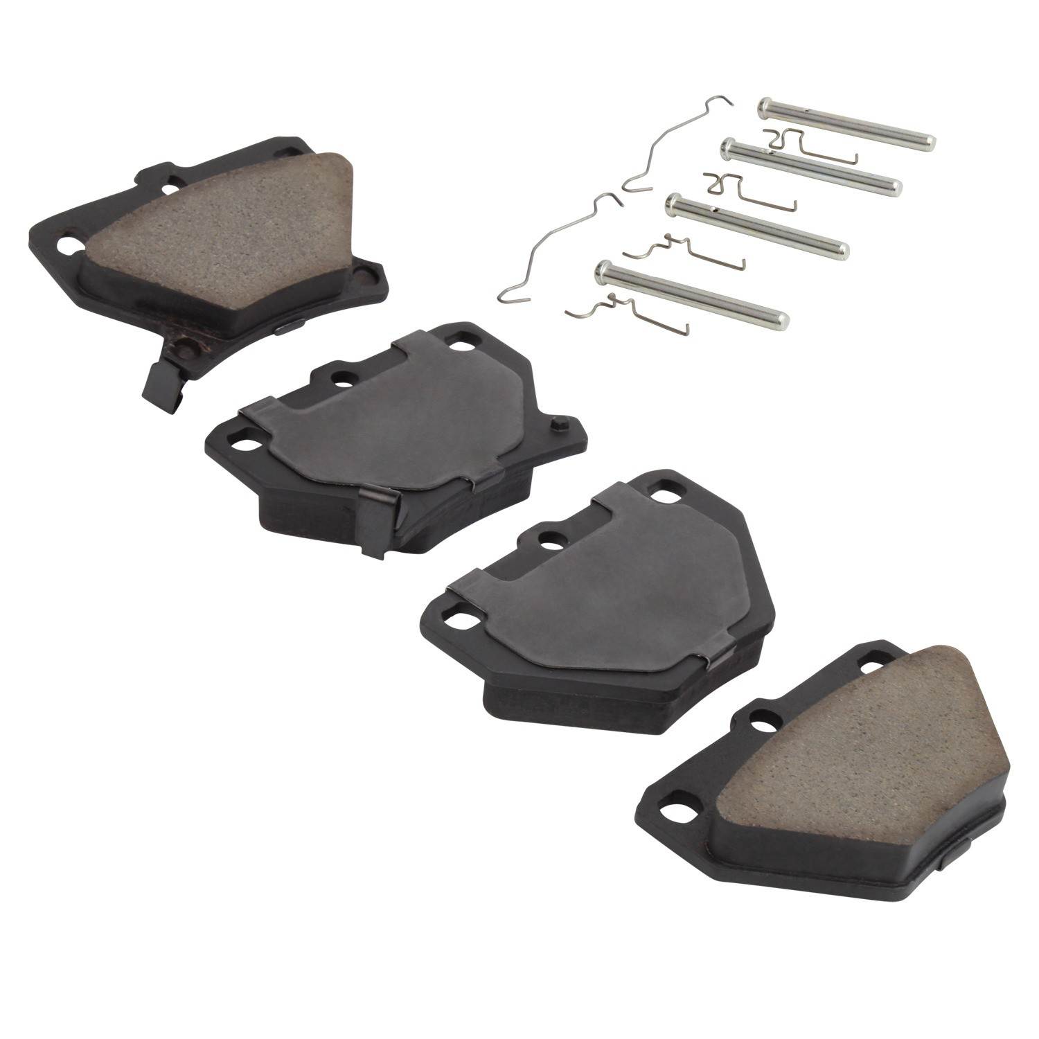 Angle View of Rear Disc Brake Pad Set MPA 1001-0823C