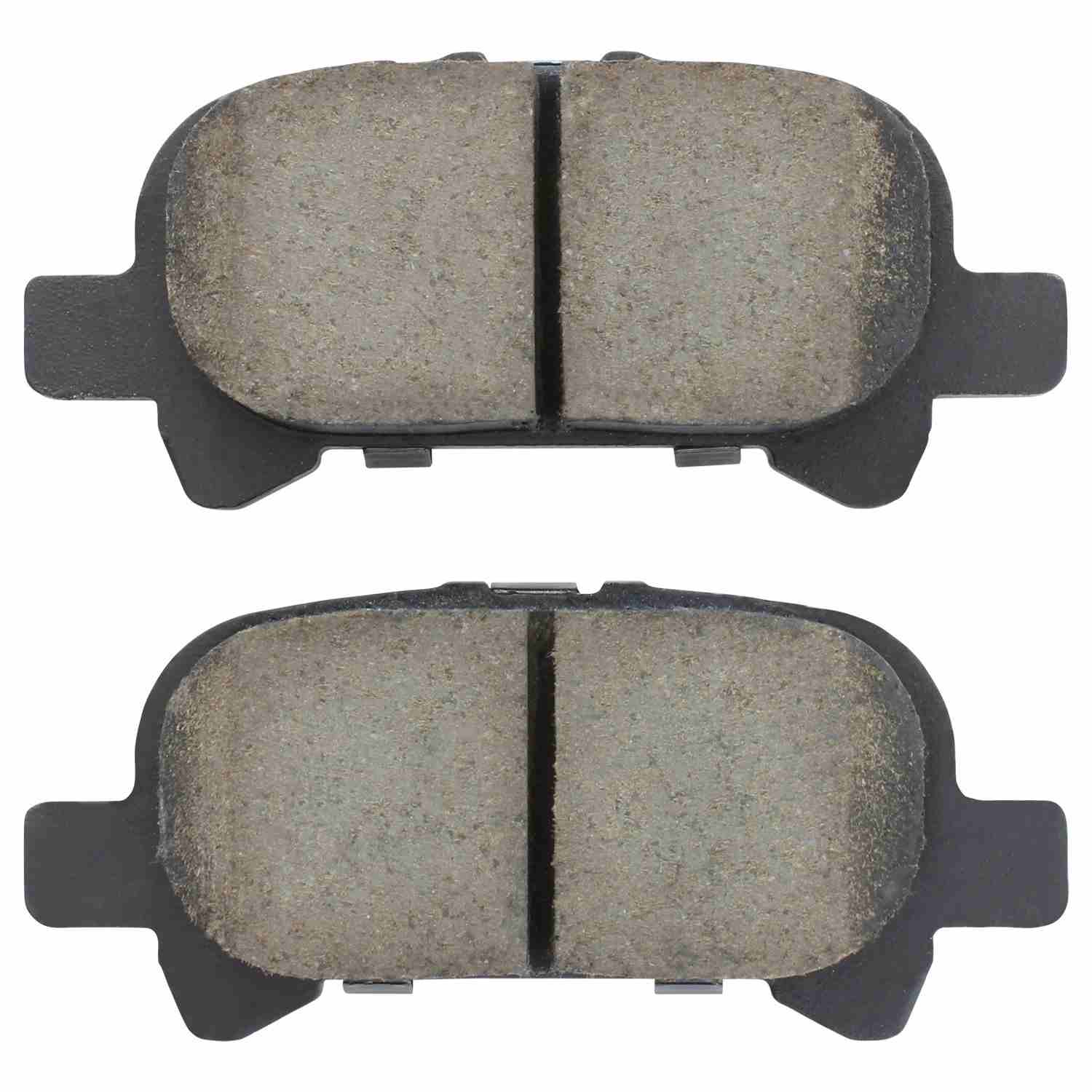 Front View of Rear Disc Brake Pad Set MPA 1001-0828C