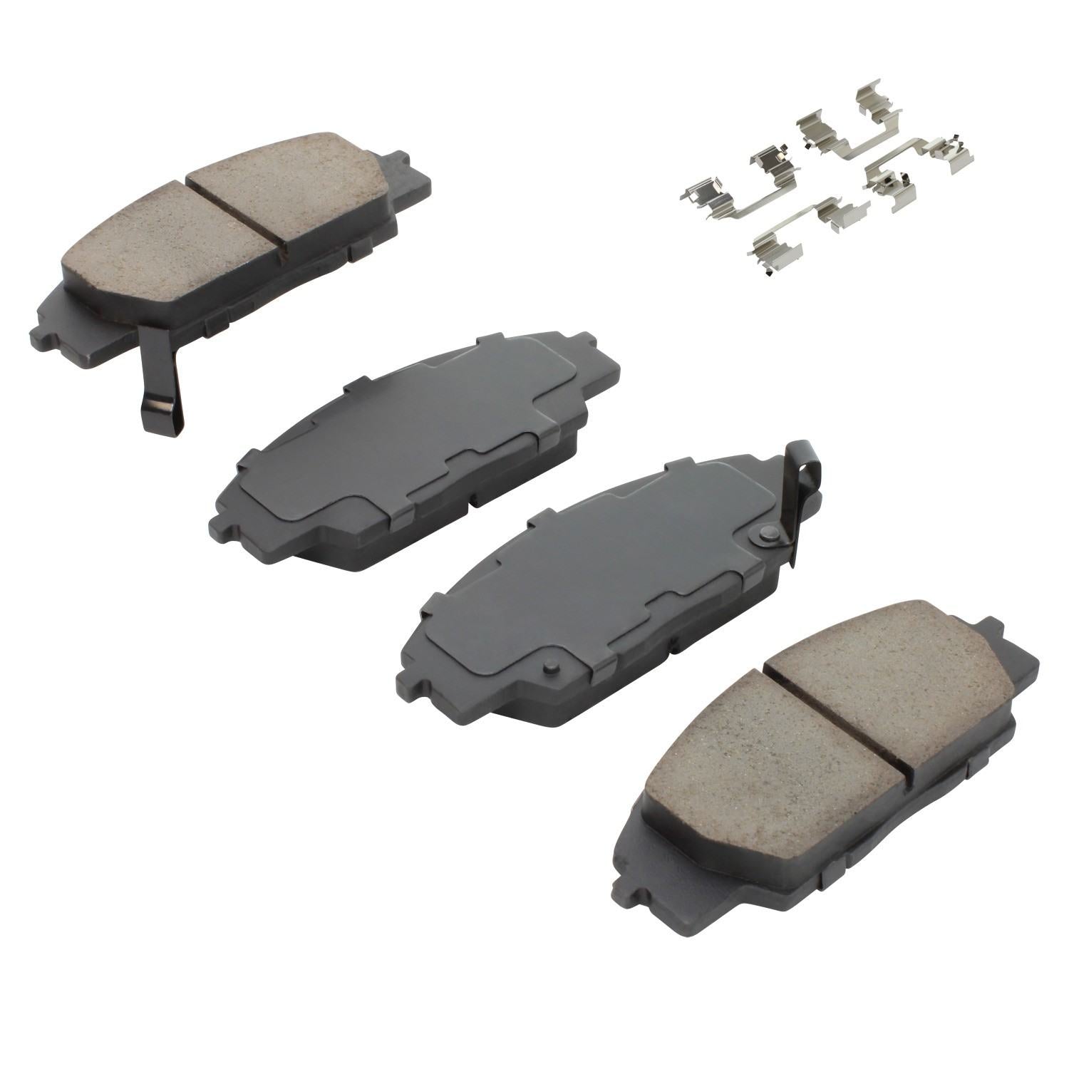 Angle View of Front Disc Brake Pad Set MPA 1001-0829C