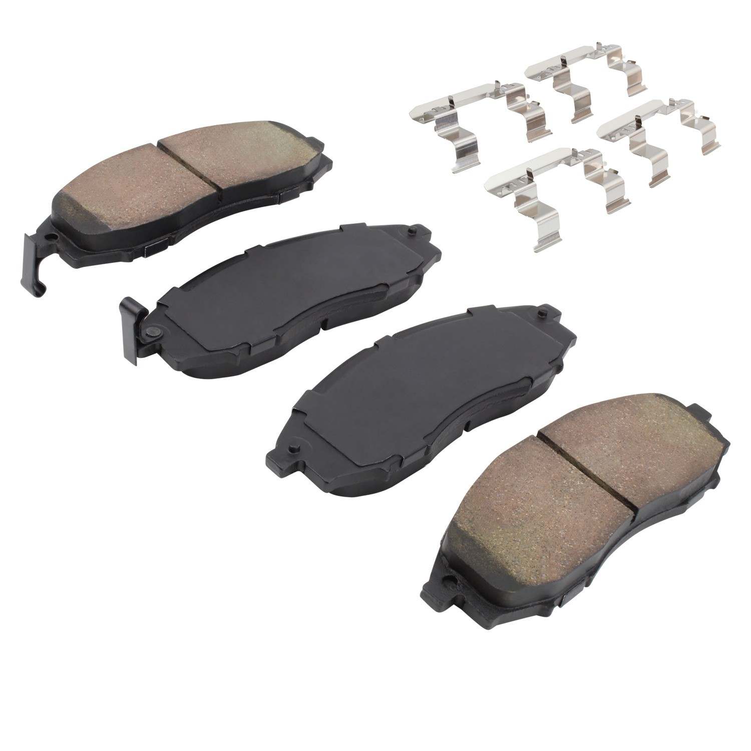 Angle View of Front Disc Brake Pad Set MPA 1001-0830C