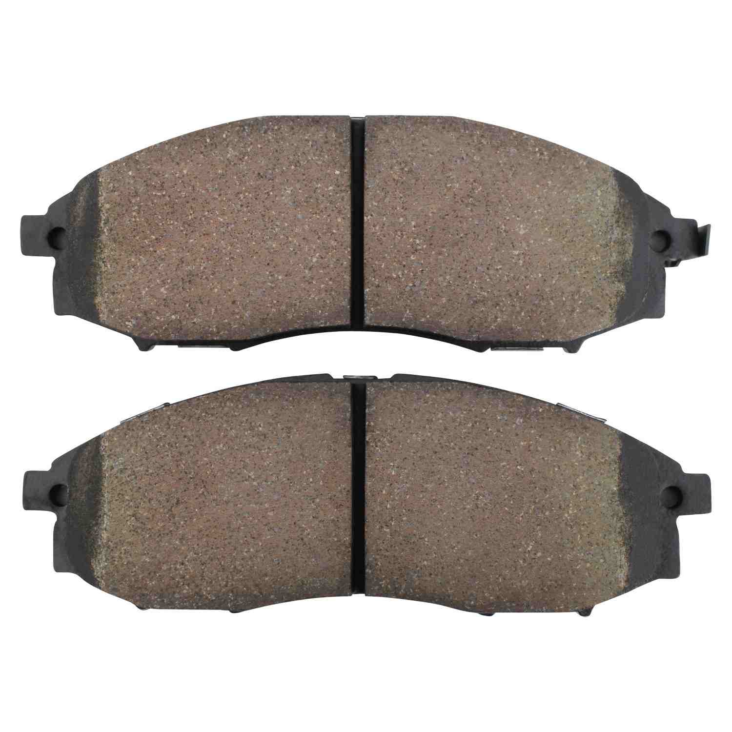 Front View of Front Disc Brake Pad Set MPA 1001-0830C