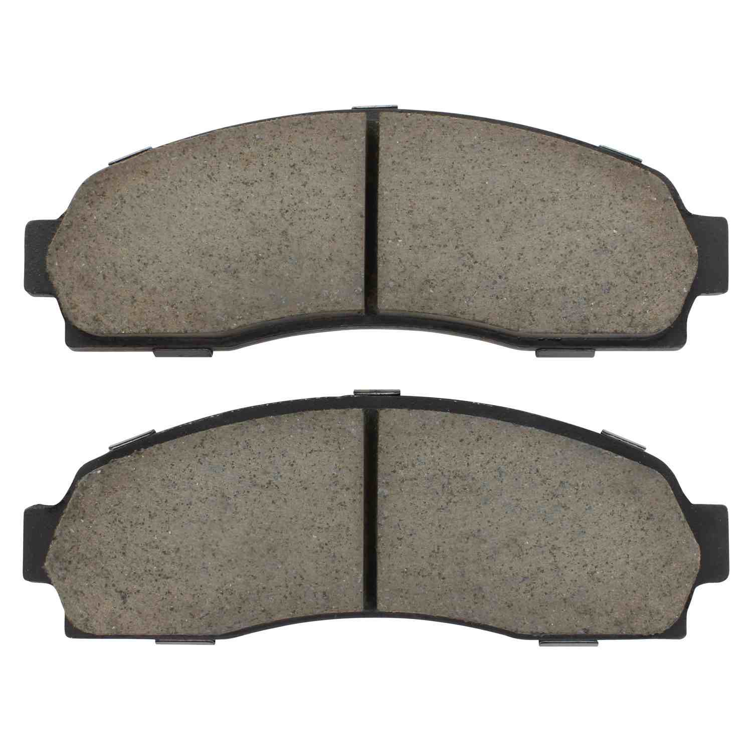 Front View of Front Disc Brake Pad Set MPA 1001-0833C