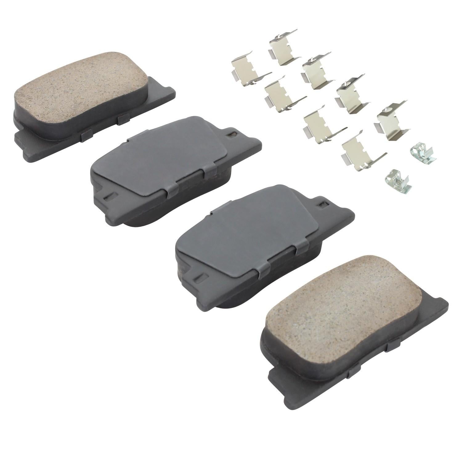 Angle View of Rear Disc Brake Pad Set MPA 1001-0835C