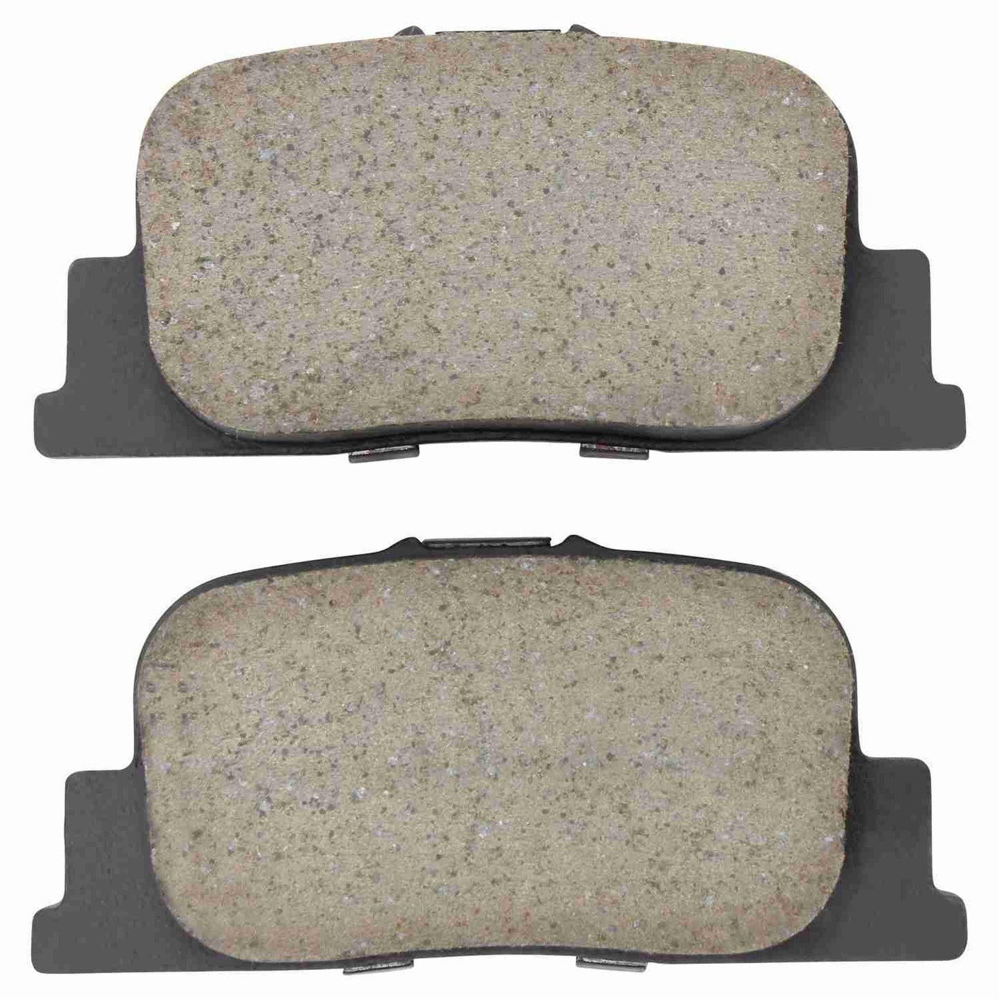 Front View of Rear Disc Brake Pad Set MPA 1001-0835C