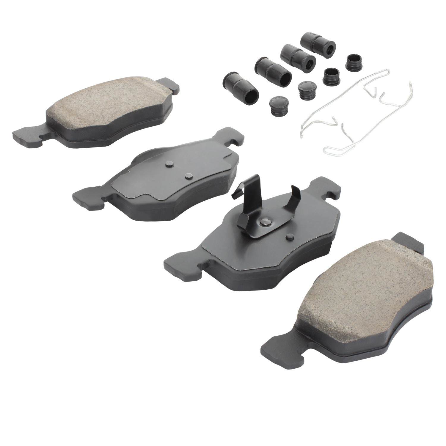 Angle View of Front Disc Brake Pad Set MPA 1001-0843C