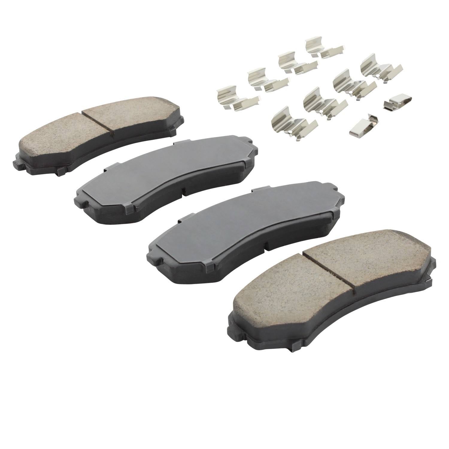 Angle View of Front Disc Brake Pad Set MPA 1001-0867C