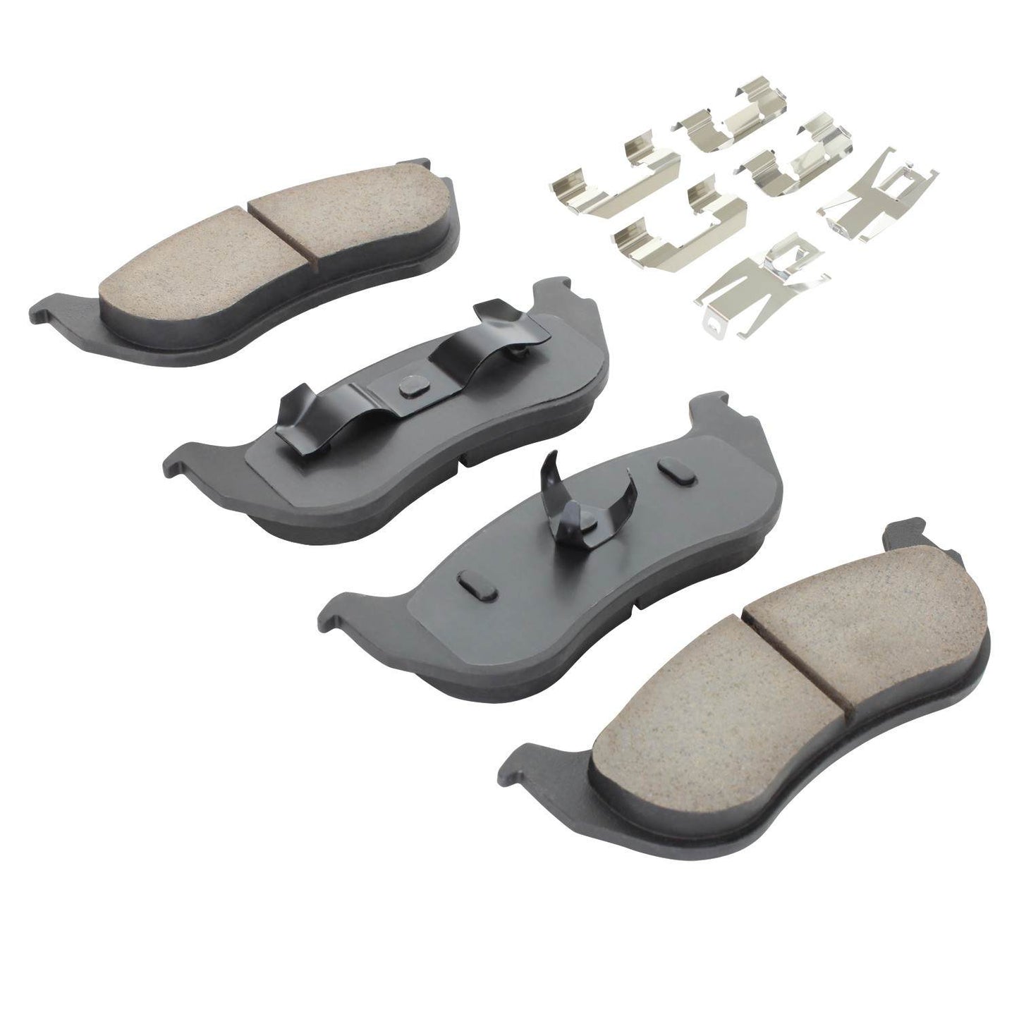 Angle View of Rear Disc Brake Pad Set MPA 1001-0881C