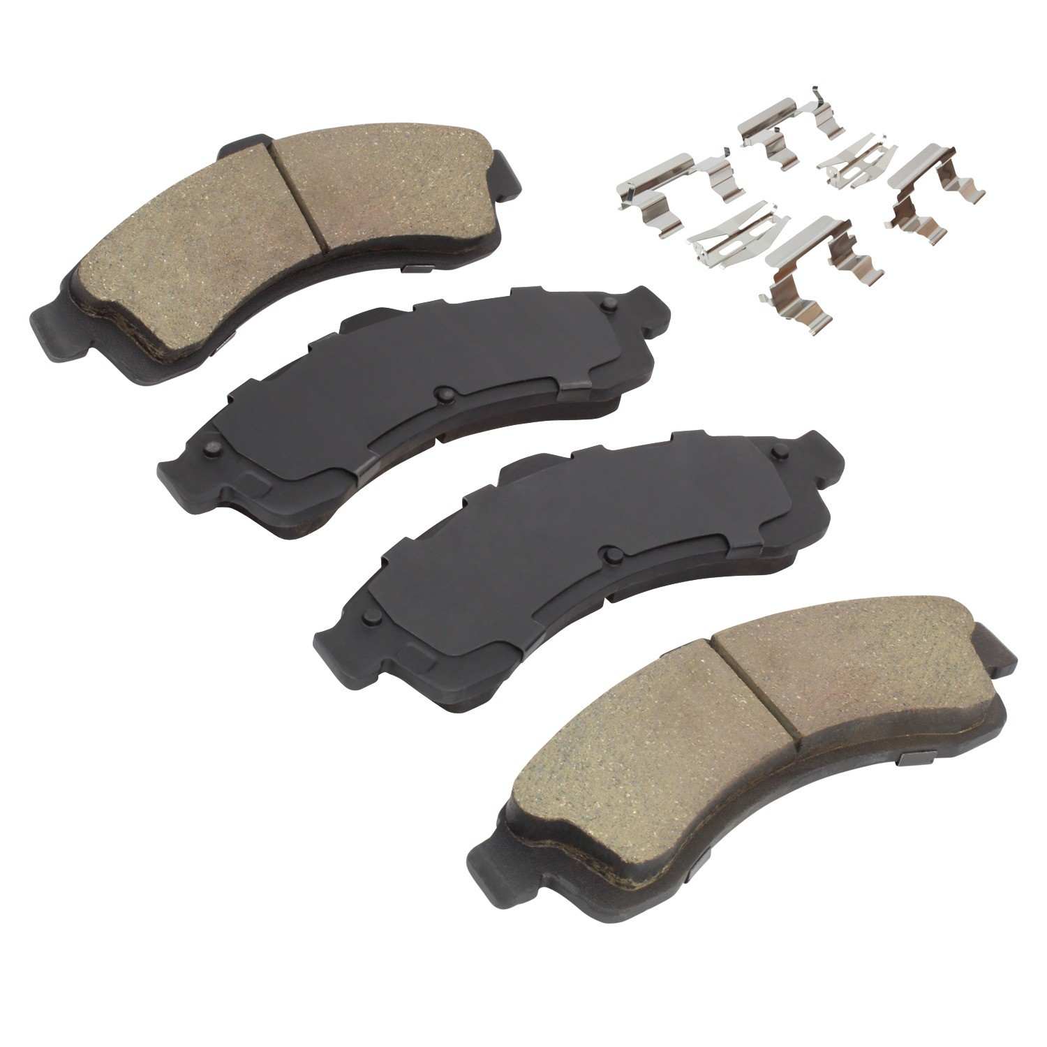 Angle View of Front Disc Brake Pad Set MPA 1001-0882C