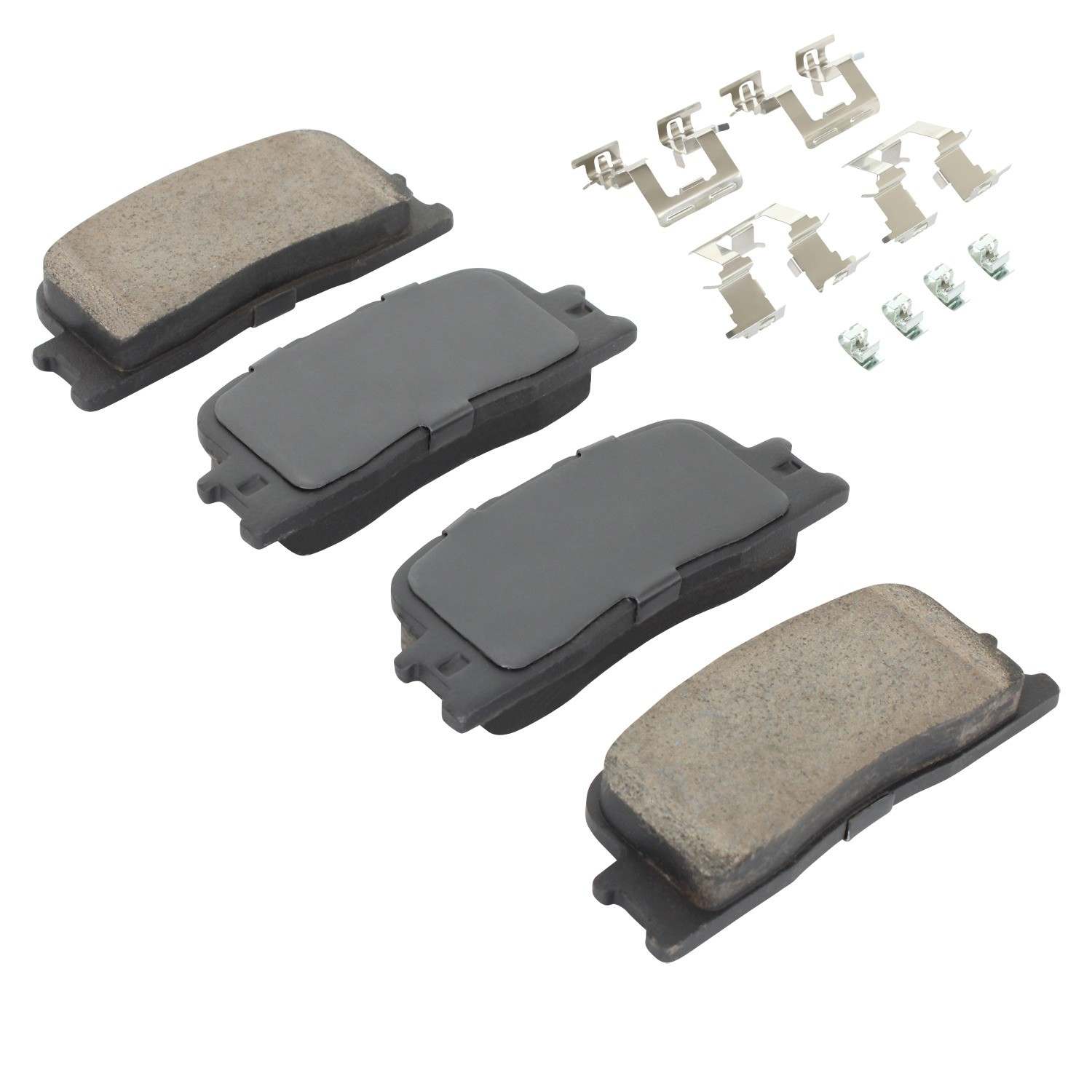 Angle View of Rear Disc Brake Pad Set MPA 1001-0885C