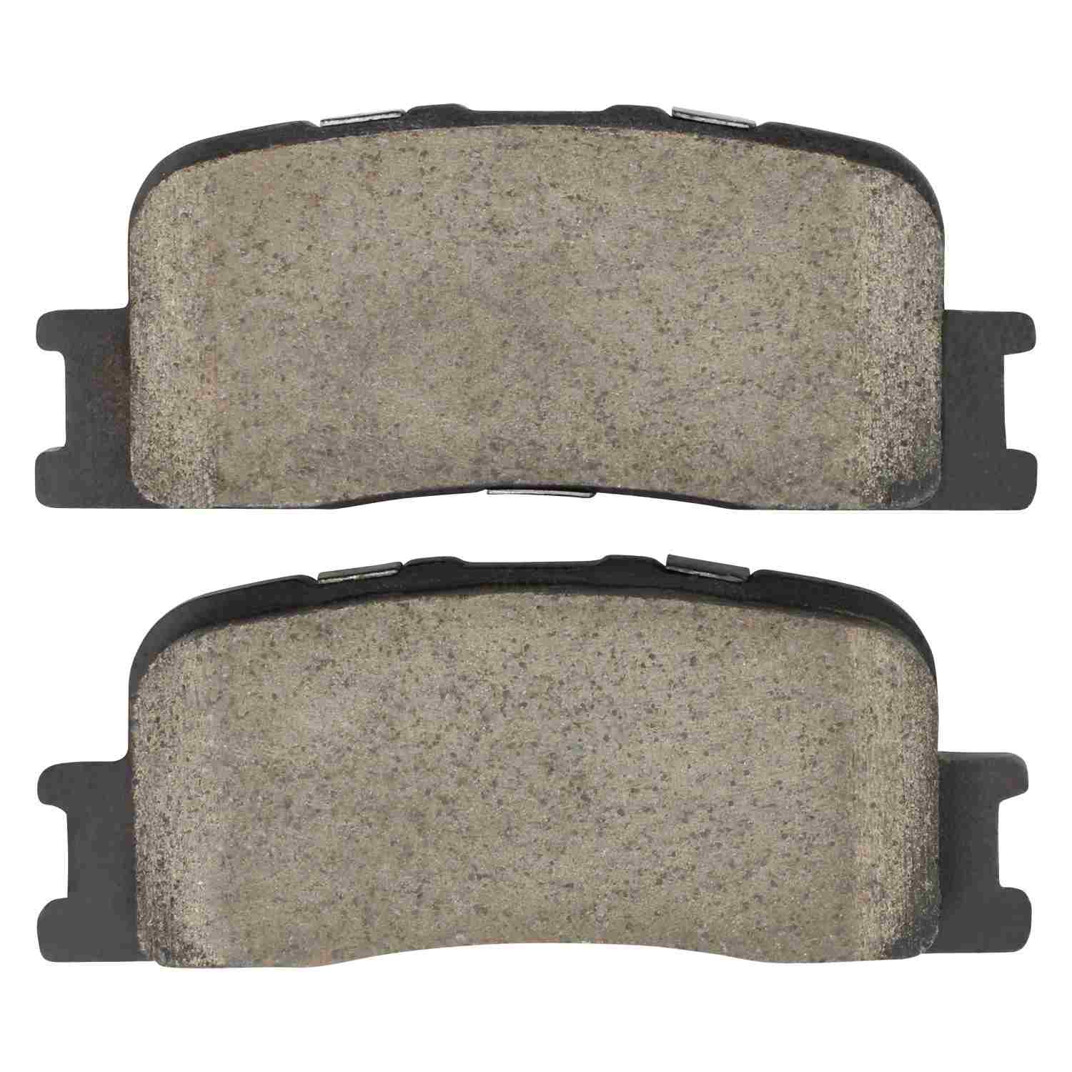 Front View of Rear Disc Brake Pad Set MPA 1001-0885C