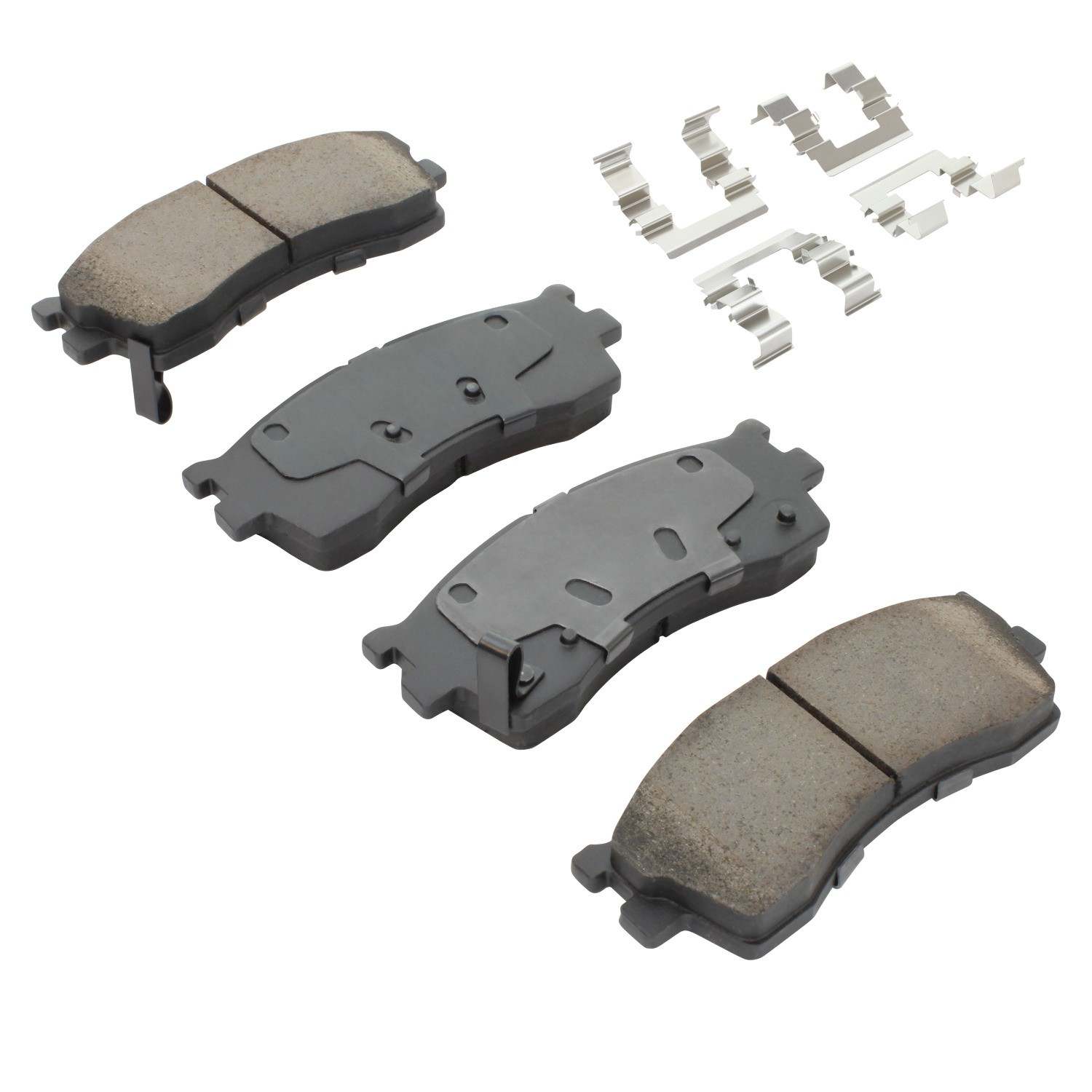 Angle View of Front Disc Brake Pad Set MPA 1001-0889C