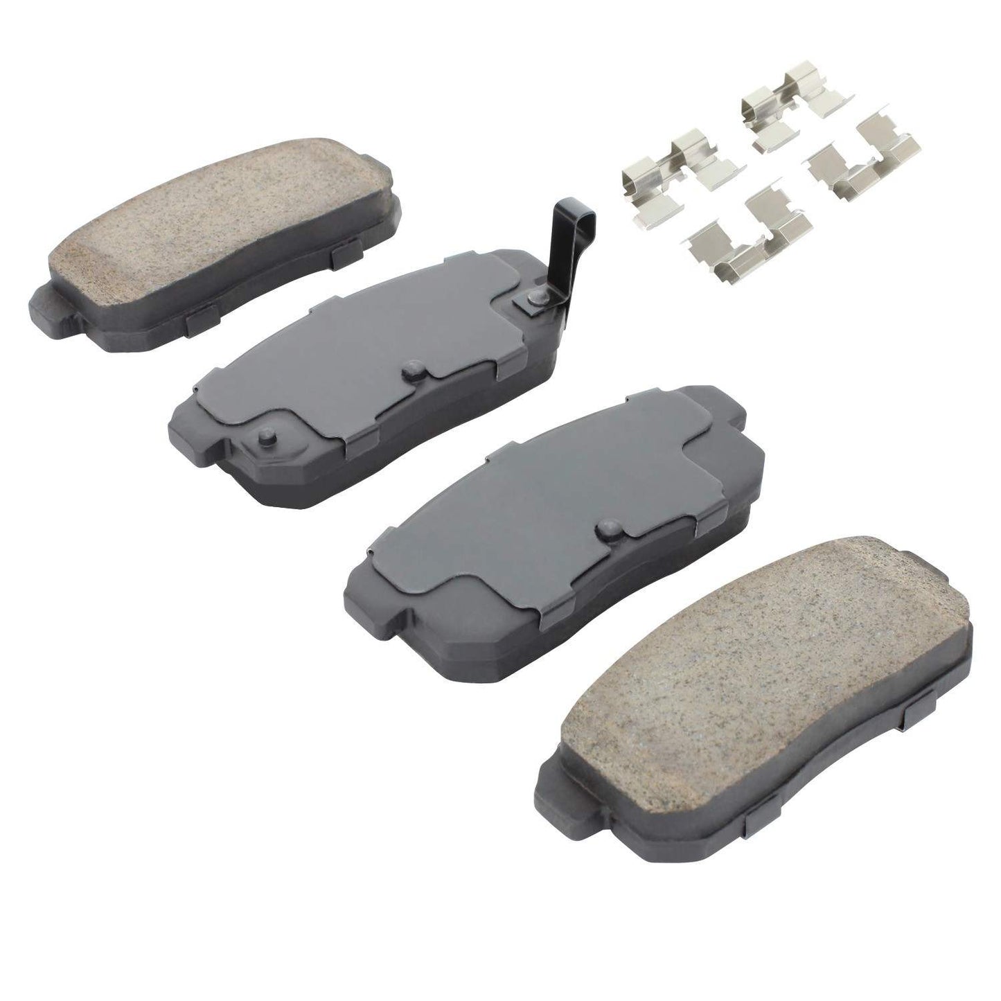 Angle View of Rear Disc Brake Pad Set MPA 1001-0900C