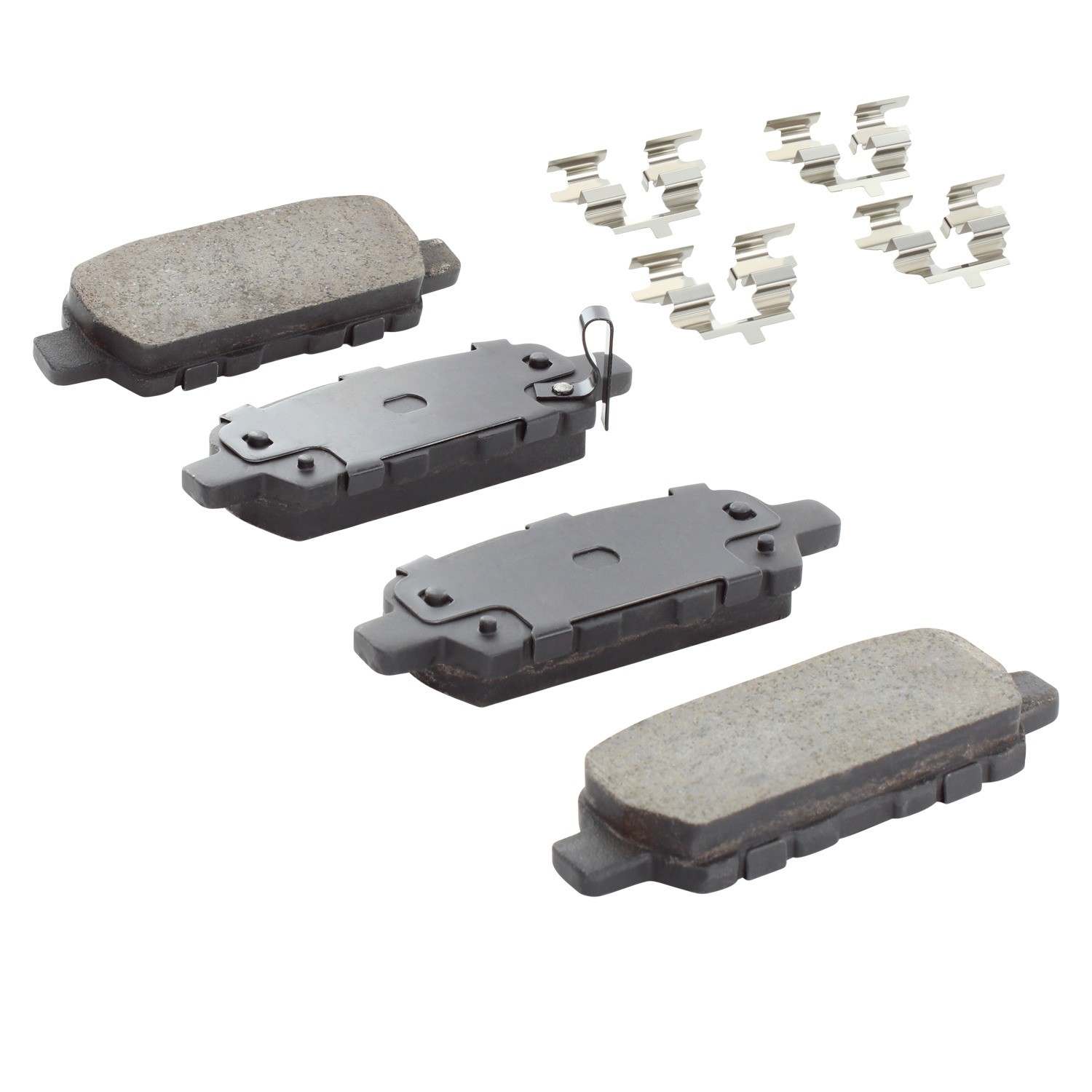 Angle View of Rear Disc Brake Pad Set MPA 1001-0905C