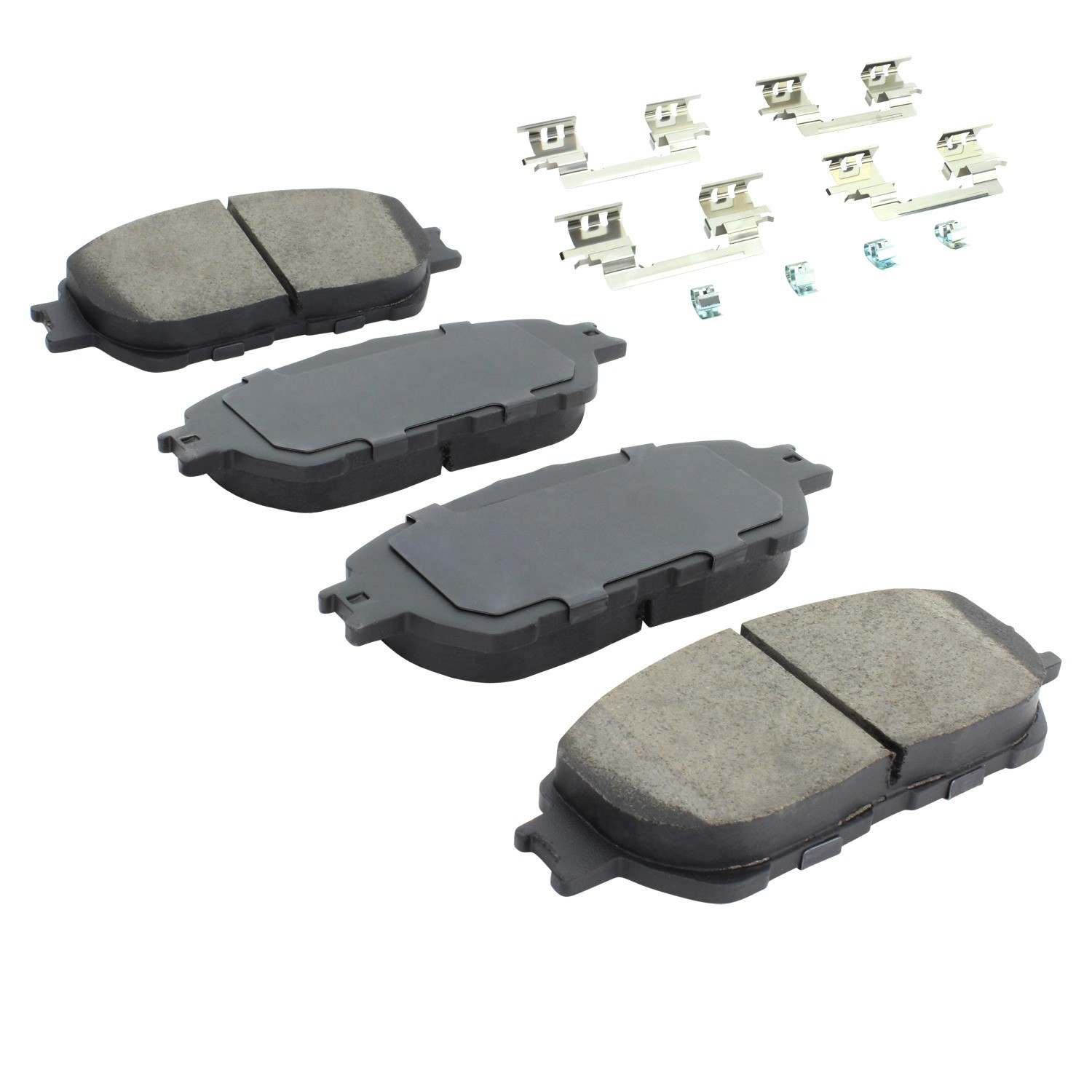 Angle View of Front Disc Brake Pad Set MPA 1001-0906AC