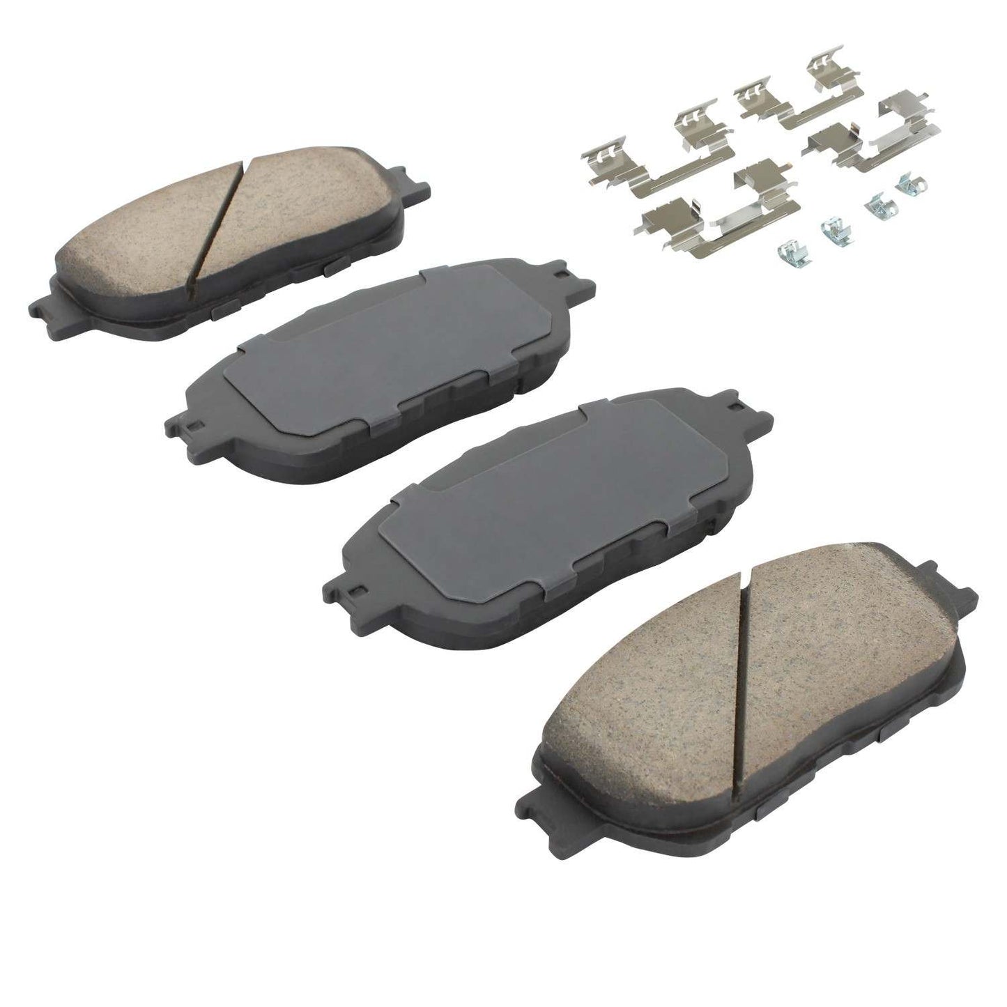 Angle View of Front Disc Brake Pad Set MPA 1001-0906C