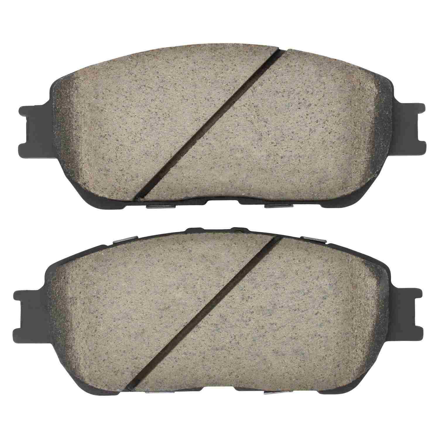 Front View of Front Disc Brake Pad Set MPA 1001-0906C