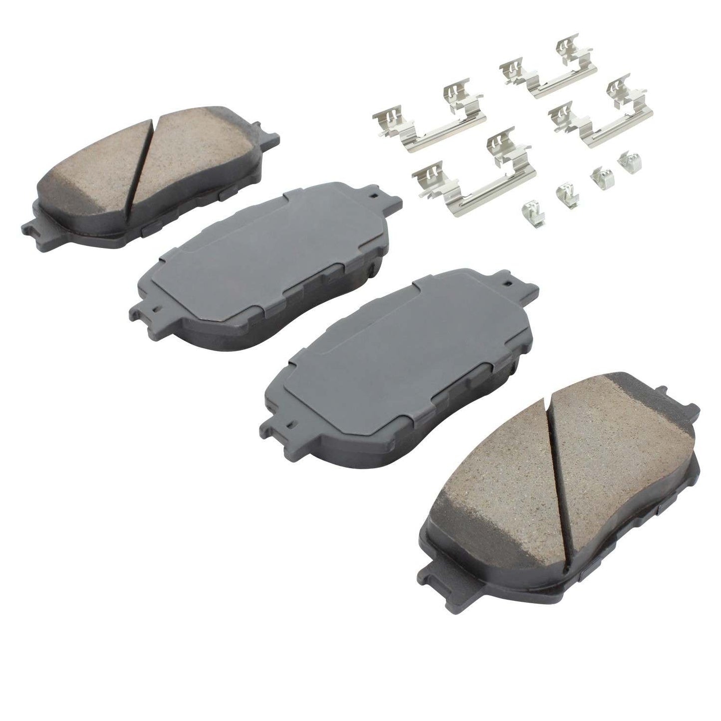 Angle View of Front Disc Brake Pad Set MPA 1001-0908AC