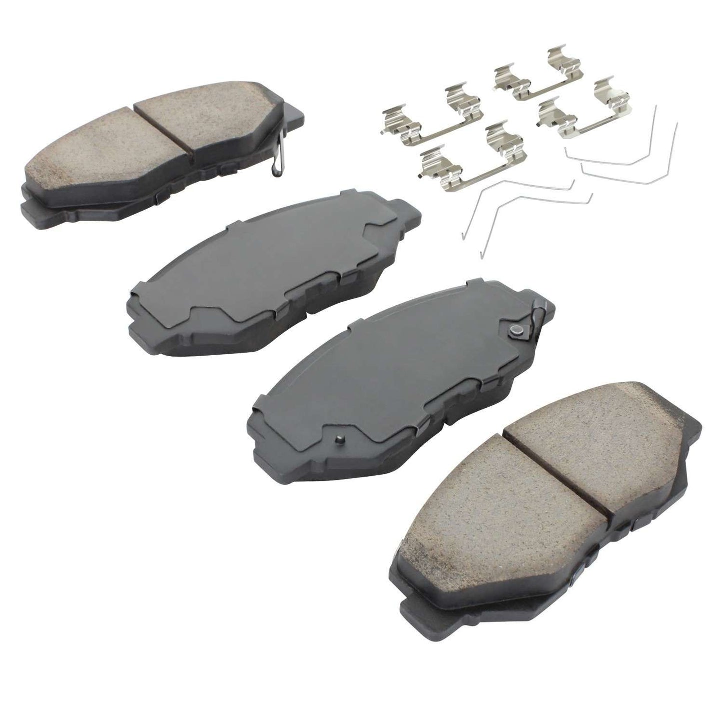 Angle View of Front Disc Brake Pad Set MPA 1001-0914BC