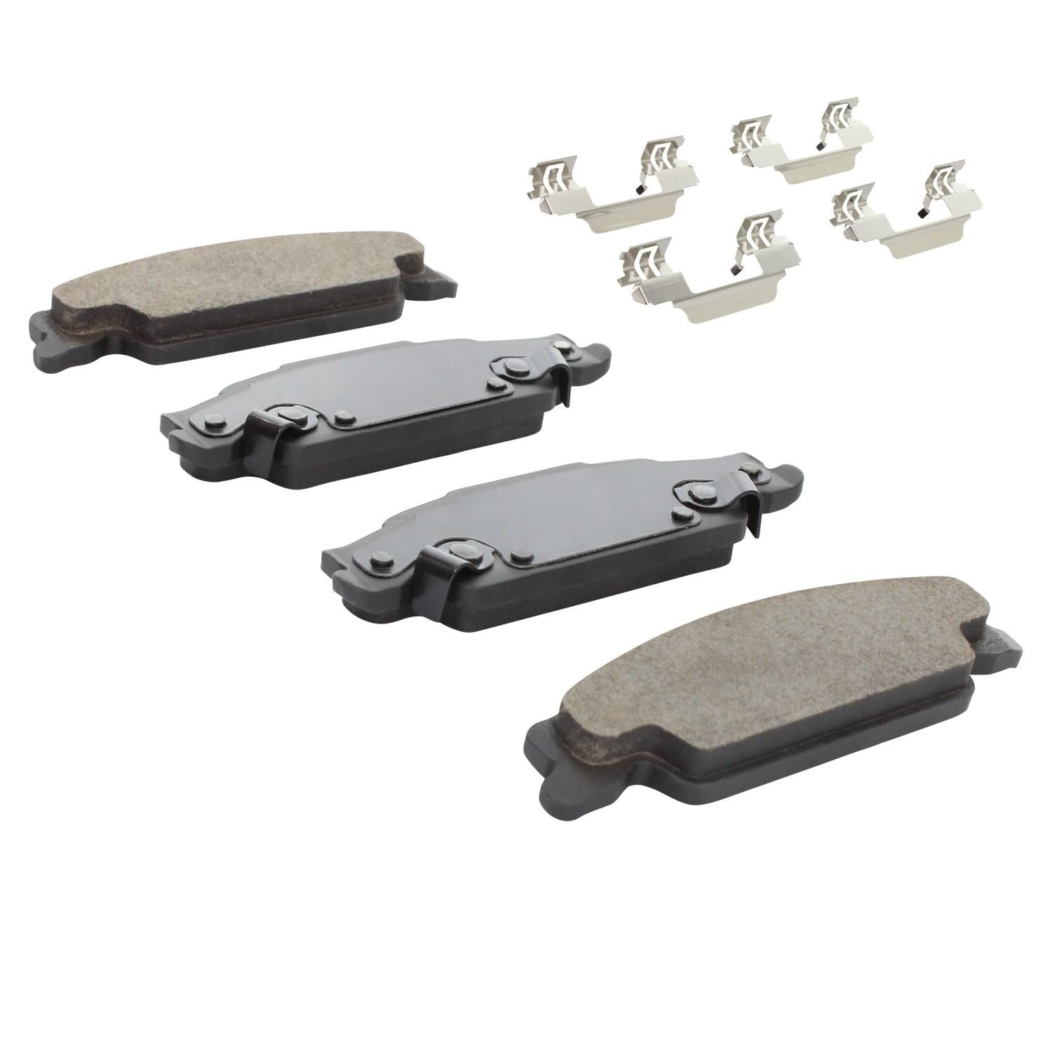 Angle View of Rear Disc Brake Pad Set MPA 1001-0922C