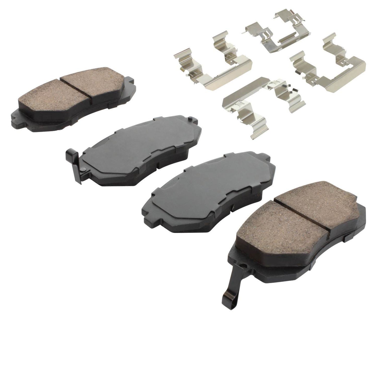 Angle View of Front Disc Brake Pad Set MPA 1001-0929C